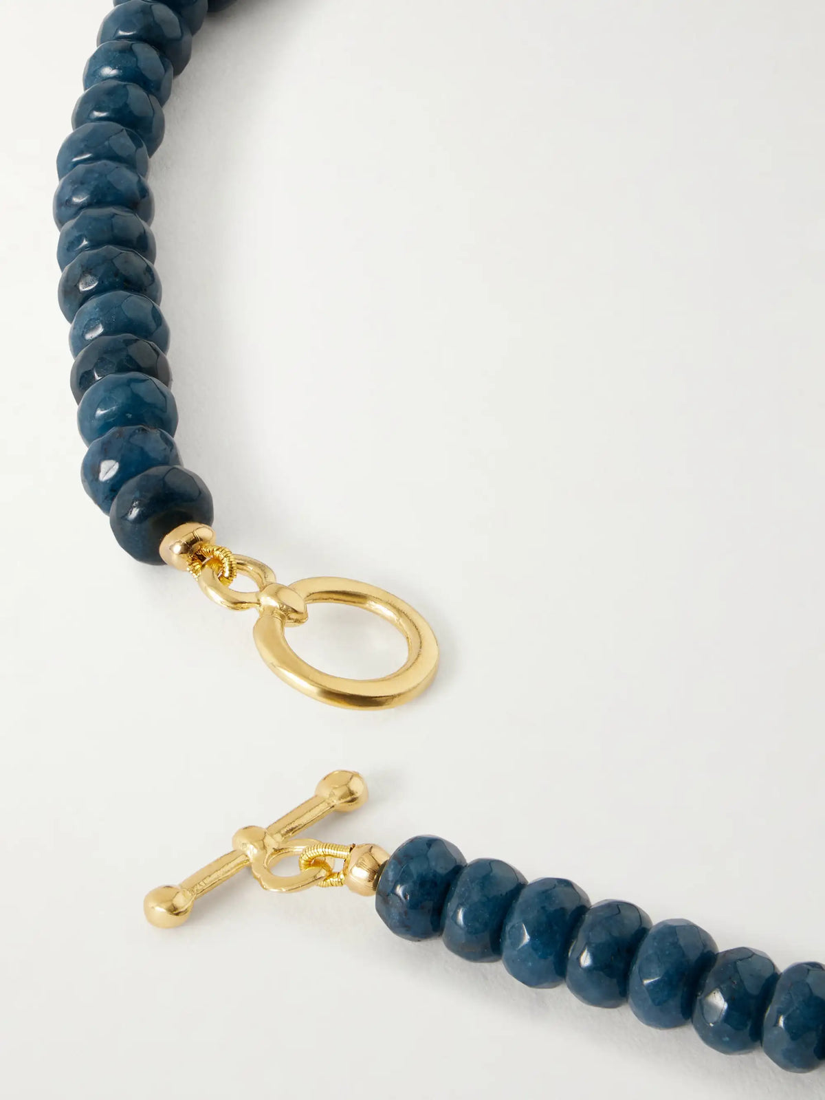 Sea Urchin Gold-plated Jade Necklace