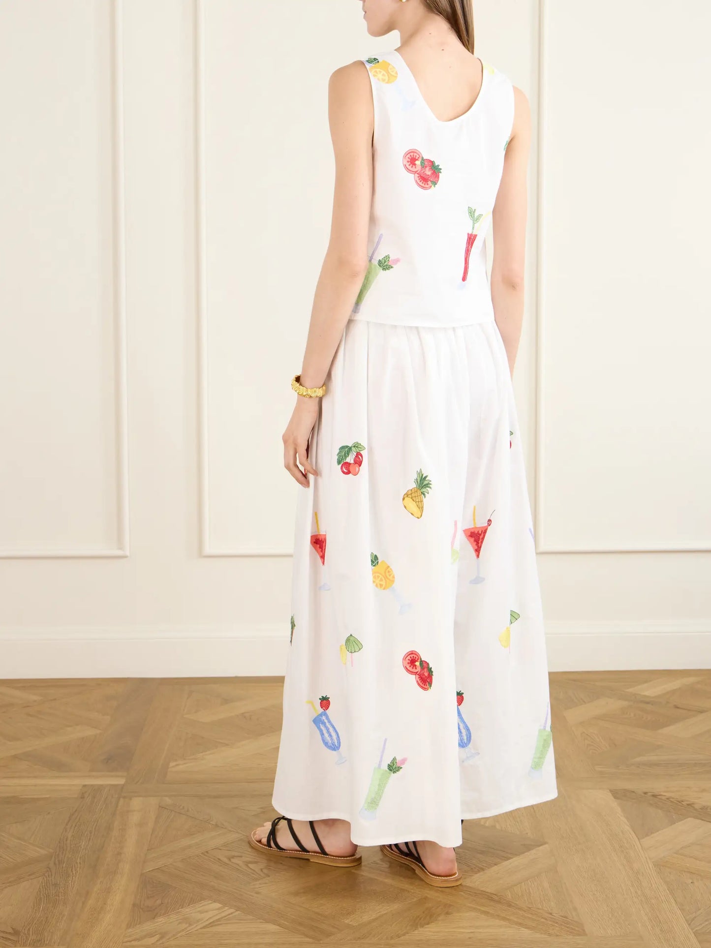 Certaldo Embroidered Cotton Top