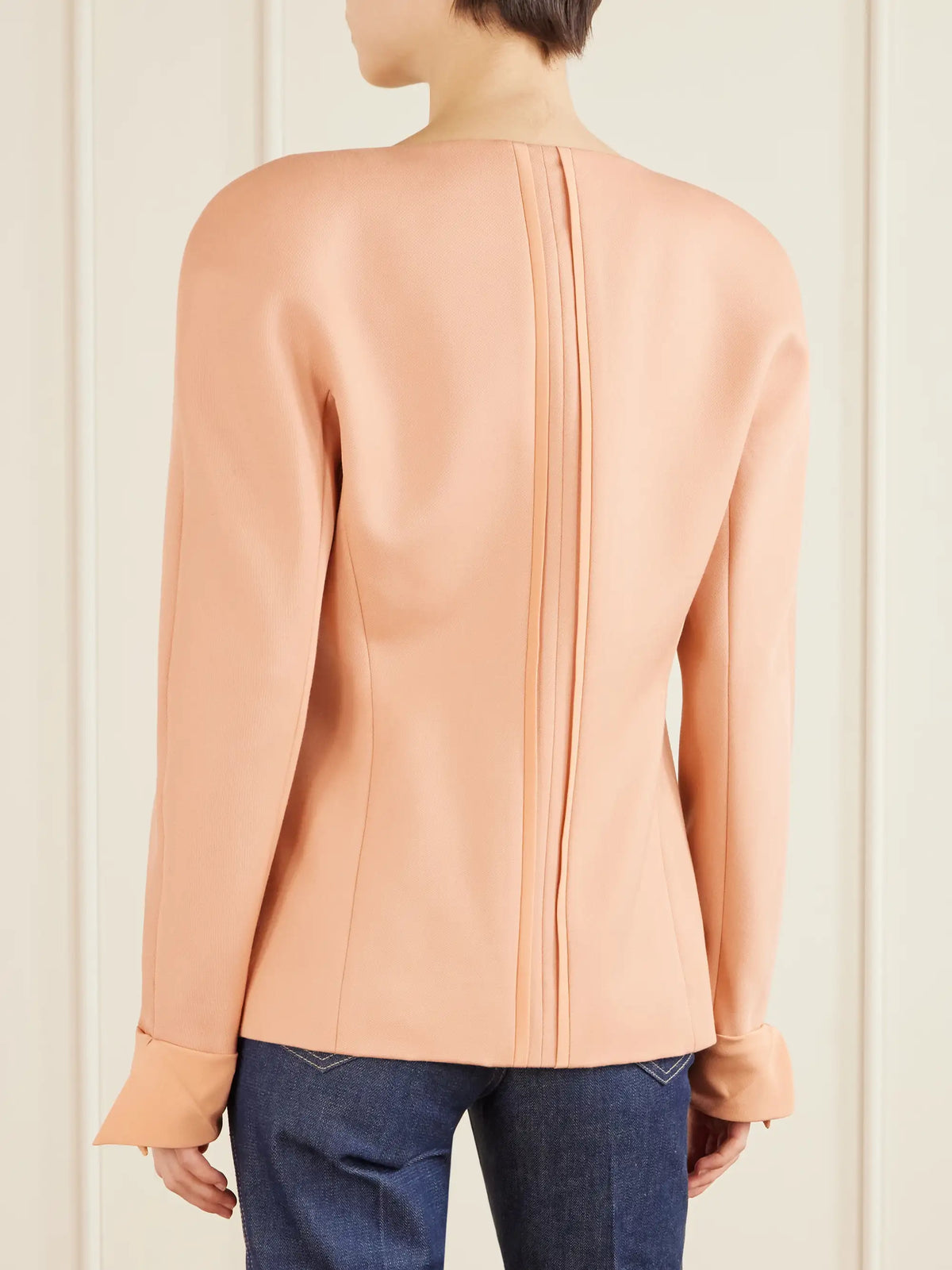 Wool-crepe Jacket