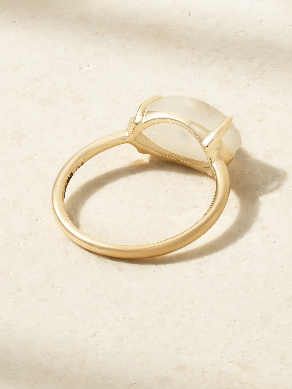 Evil Eye 14-karat Gold, Moonstone And Pearl Ring