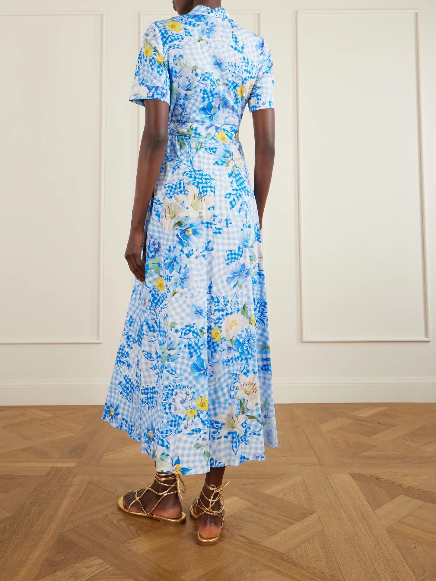 Floral Cotton-blend Maxi Dress