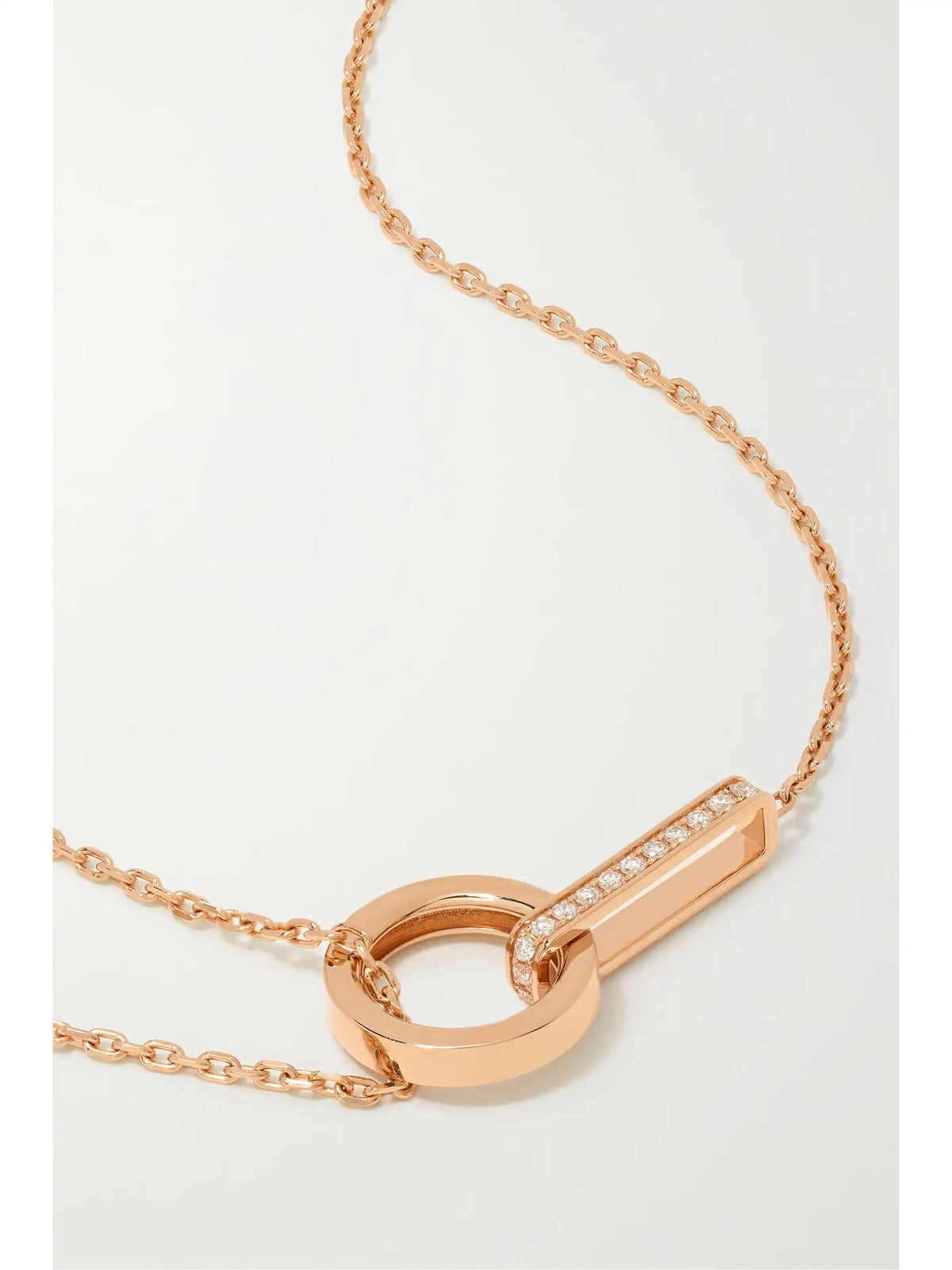 Berbère 18-karat Rose Gold Diamond Necklace