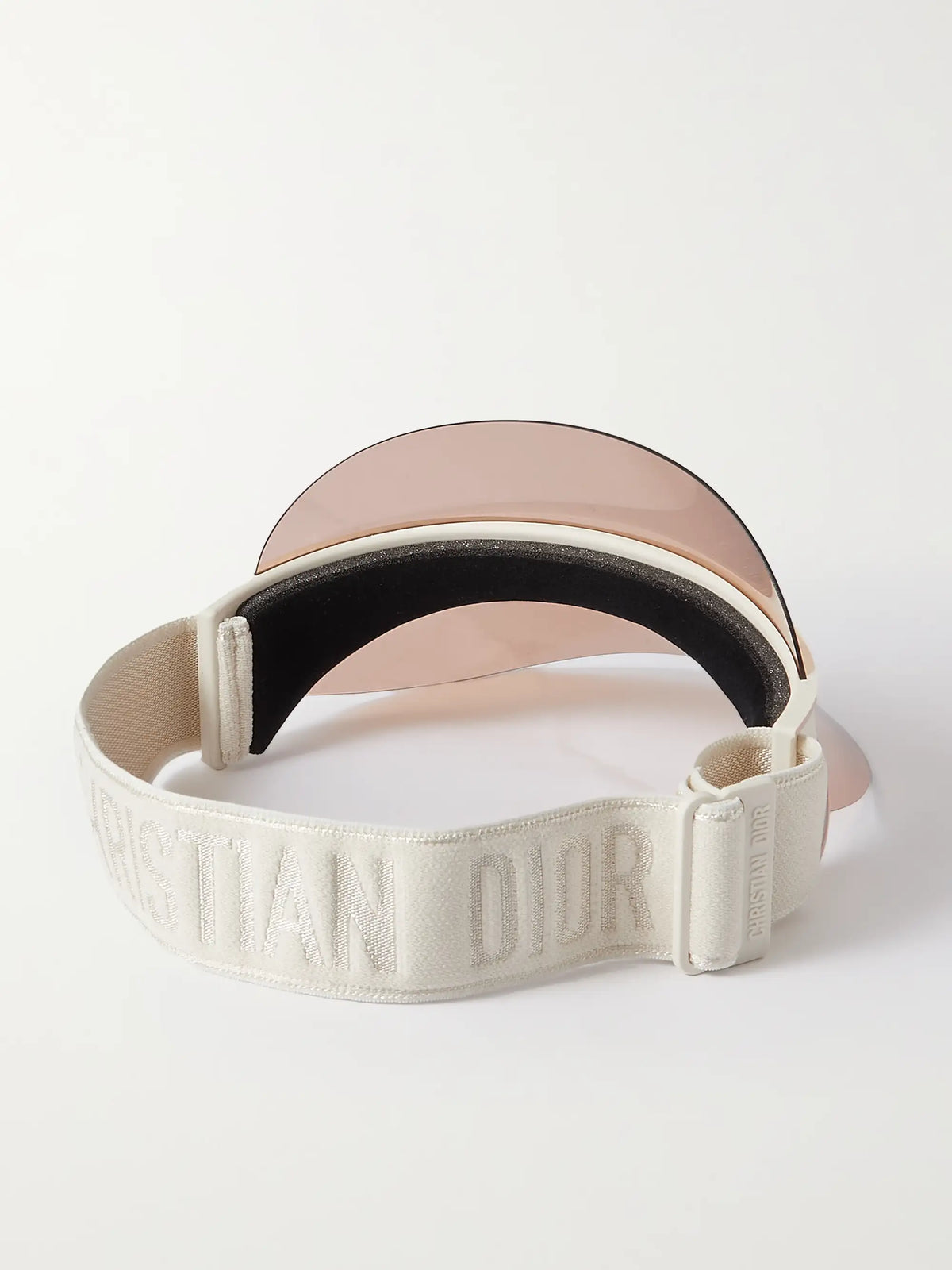 Diorclub V1u Perspex And Cotton-blend Jacquard Visor