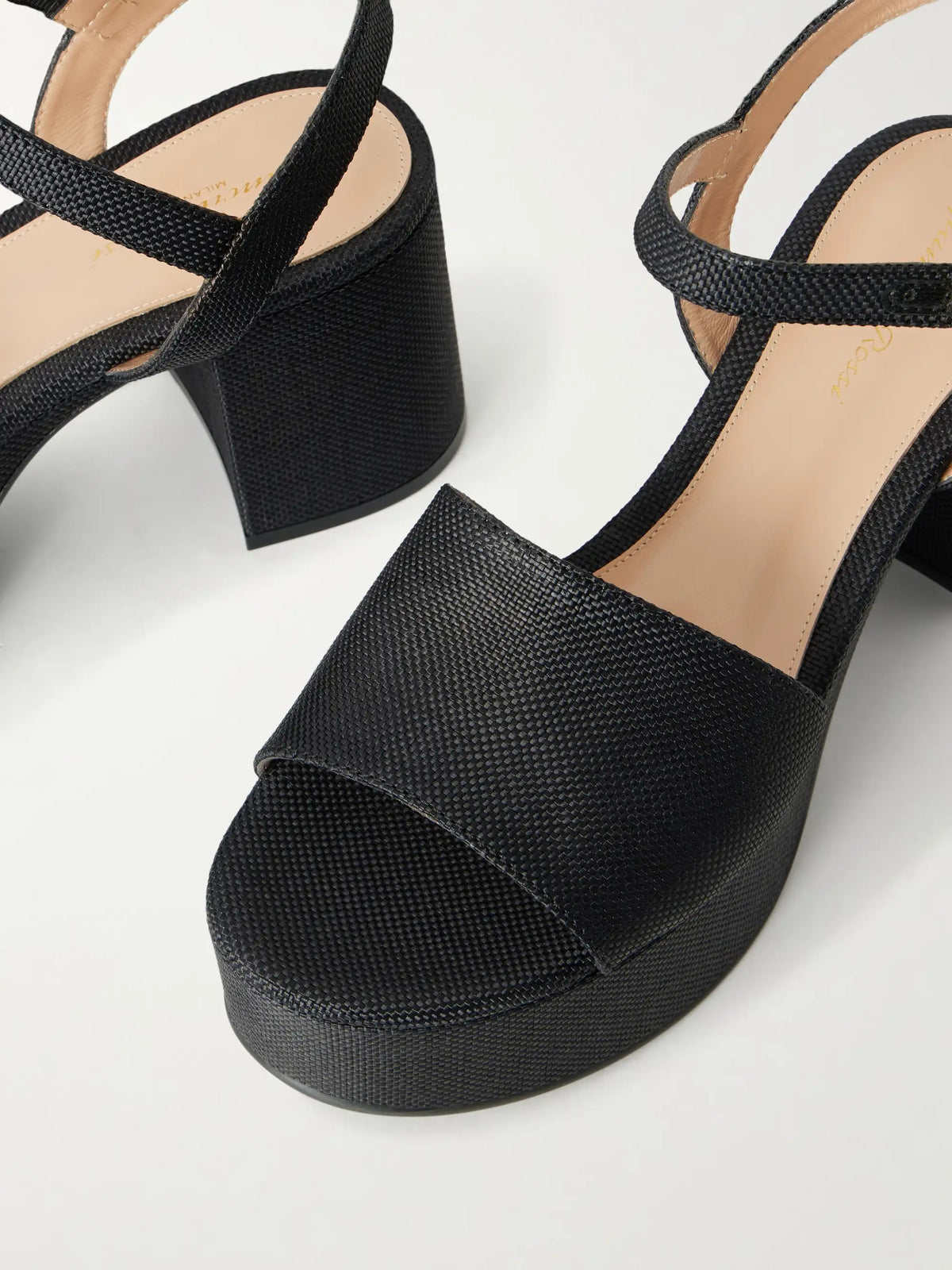 Carol 35 Raffia Platform Sandals