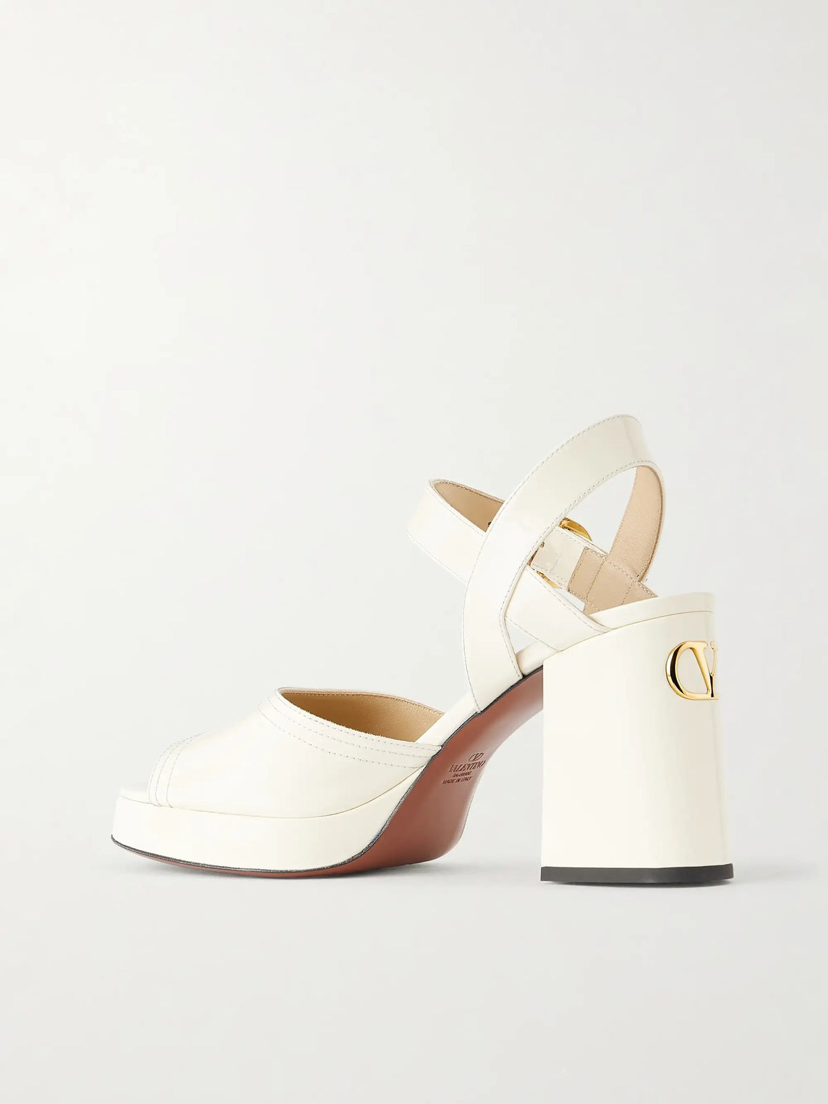 Fawcette Leather Mid-heel Sandals