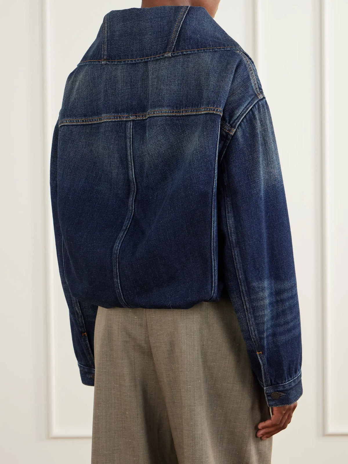 Acne Studios Gathered Denim Jacket