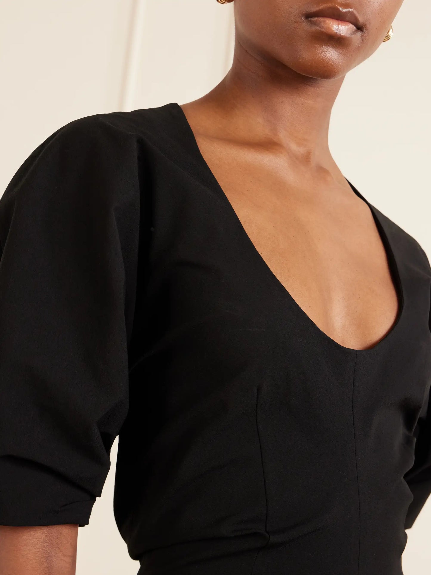 Clarissa Cotton-blend Jersey Midi Dress