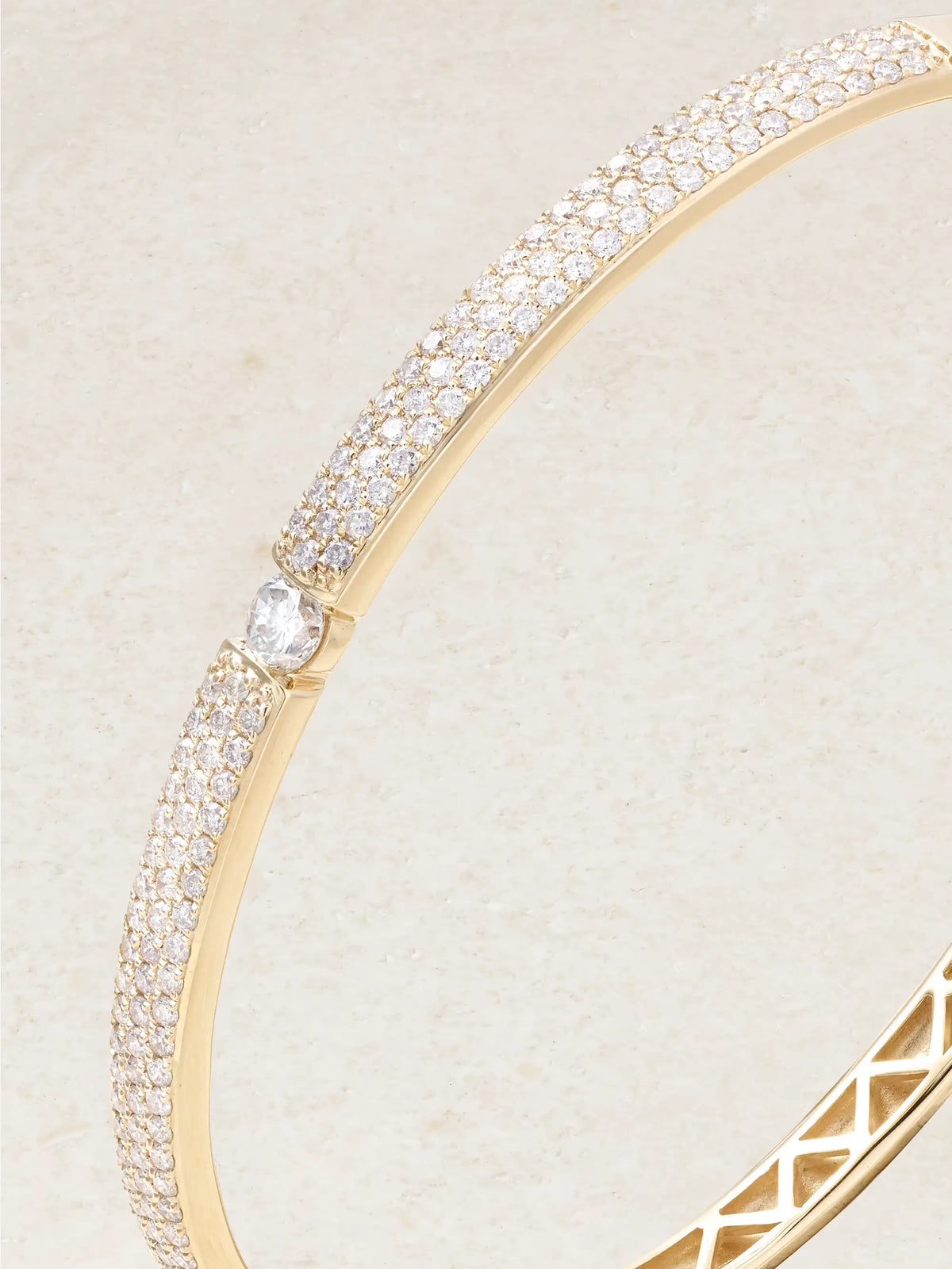 Zeus 18-karat Gold Diamond Bracelet
