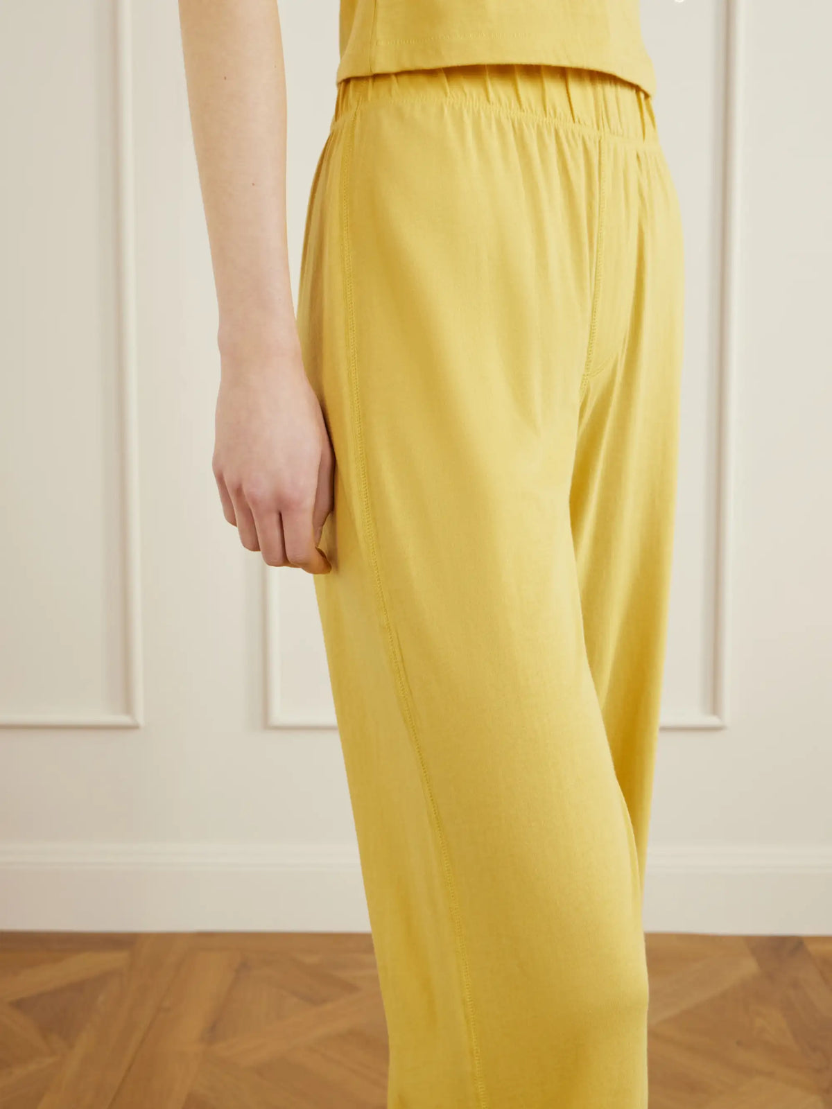 Lounge Cotton And Modal-blend Jersey Straight-leg Pants