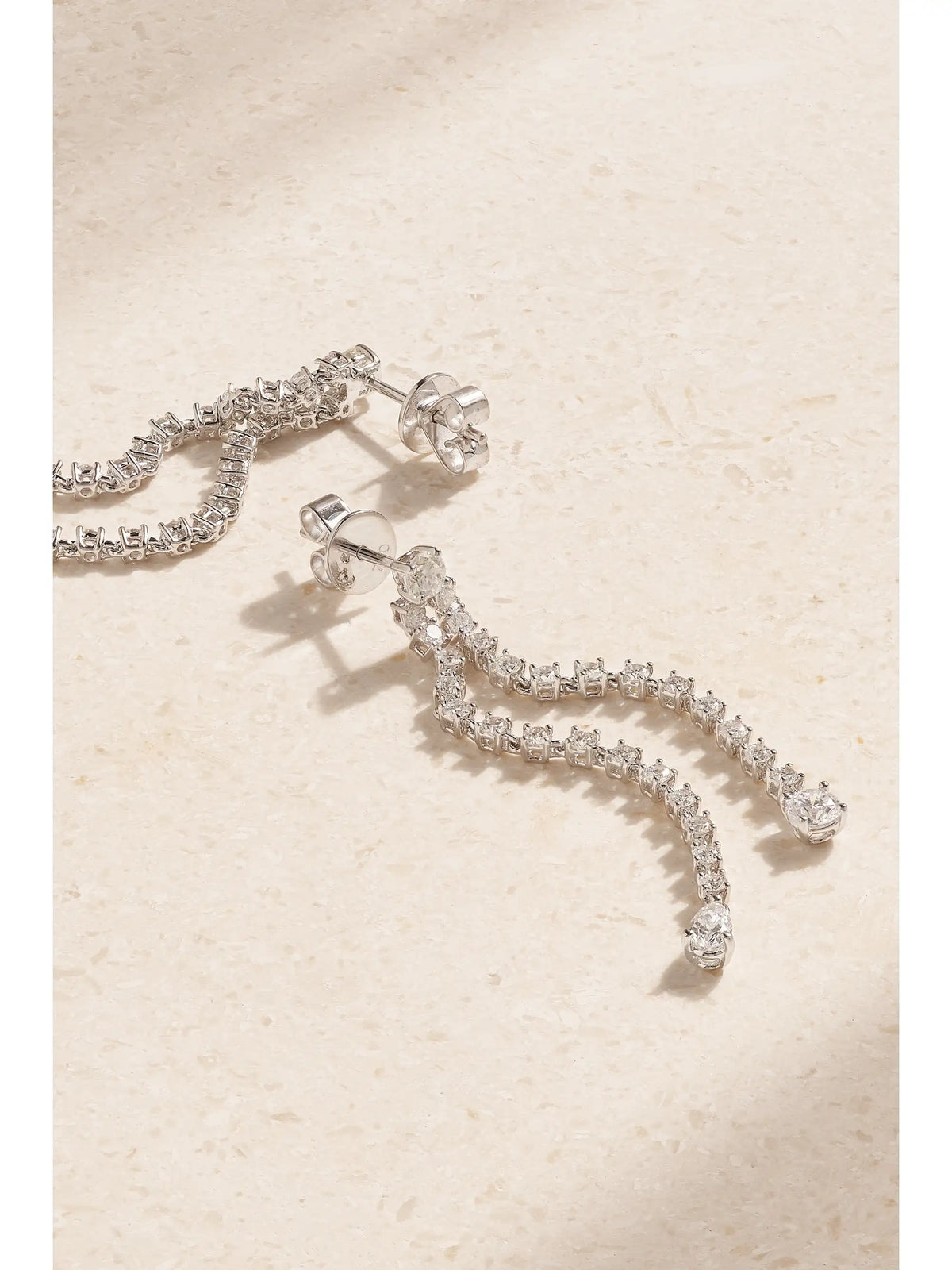 Anita Ko 18-karat White Gold Diamond Earrings
