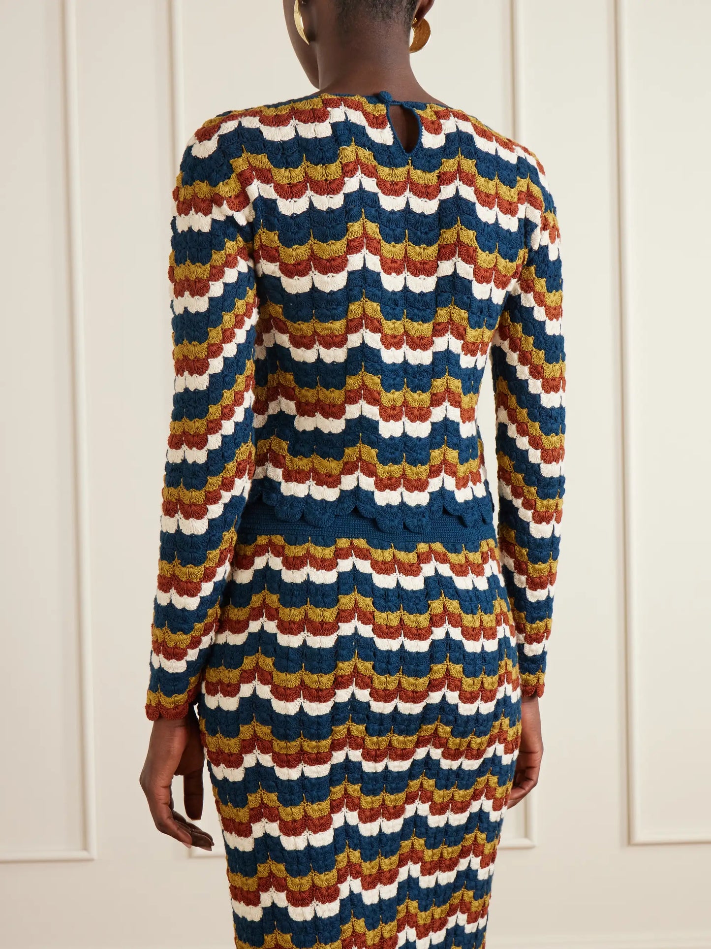 Lucero Crocheted Cotton Blouse