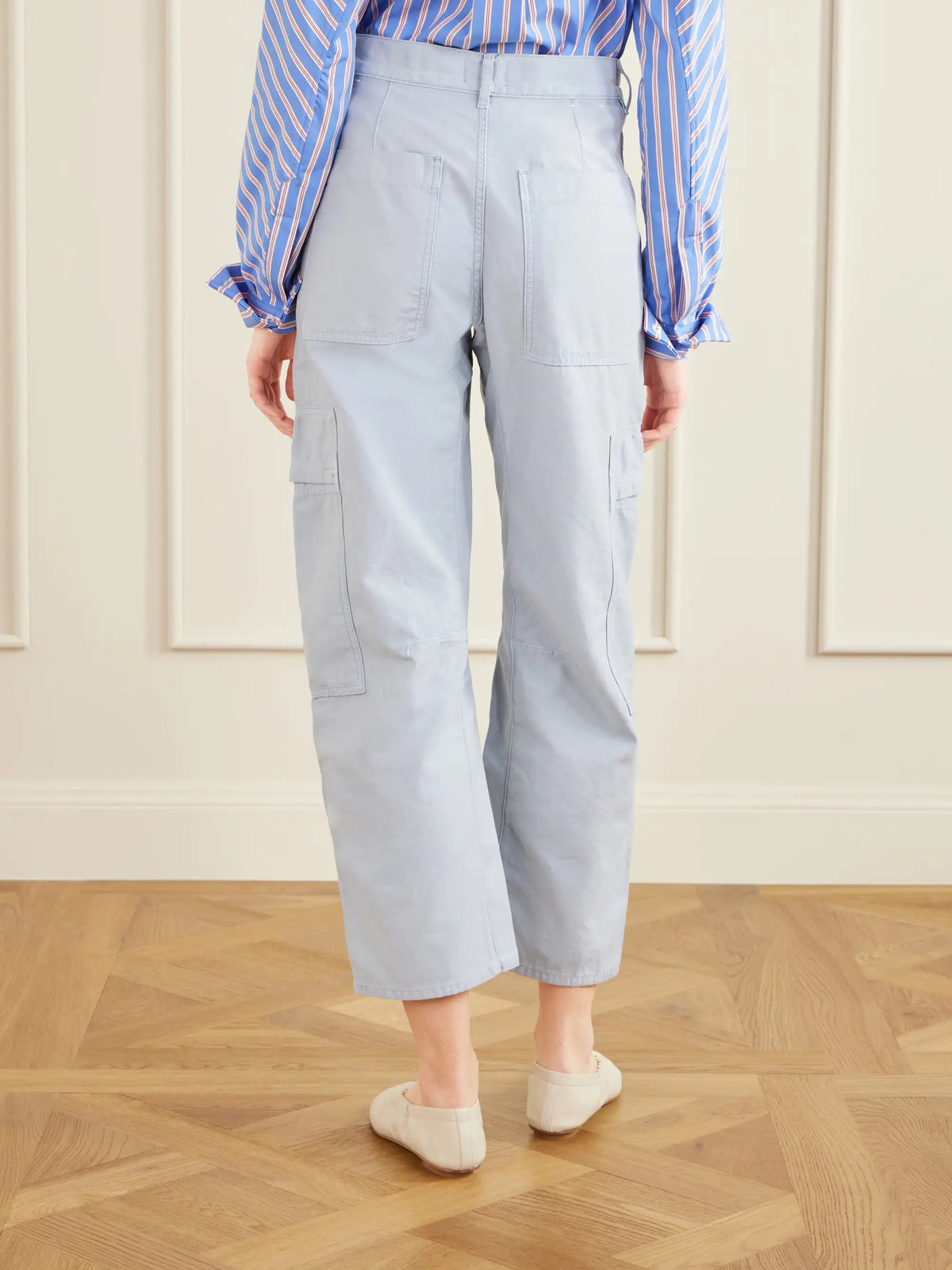 Marcelle Cotton Tapered Cargo Pants