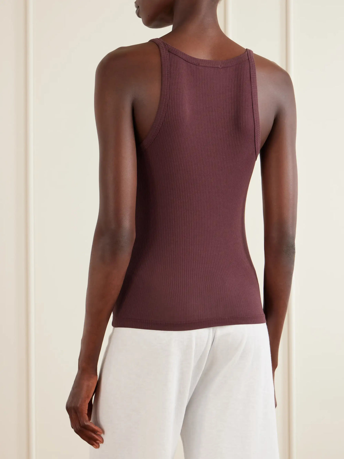 James Perse Ribbed Supima Cotton-blend Tank