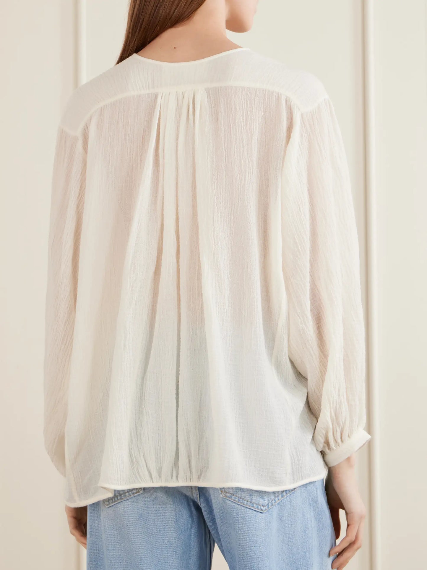 Hazy Nipple Cotton Shirt