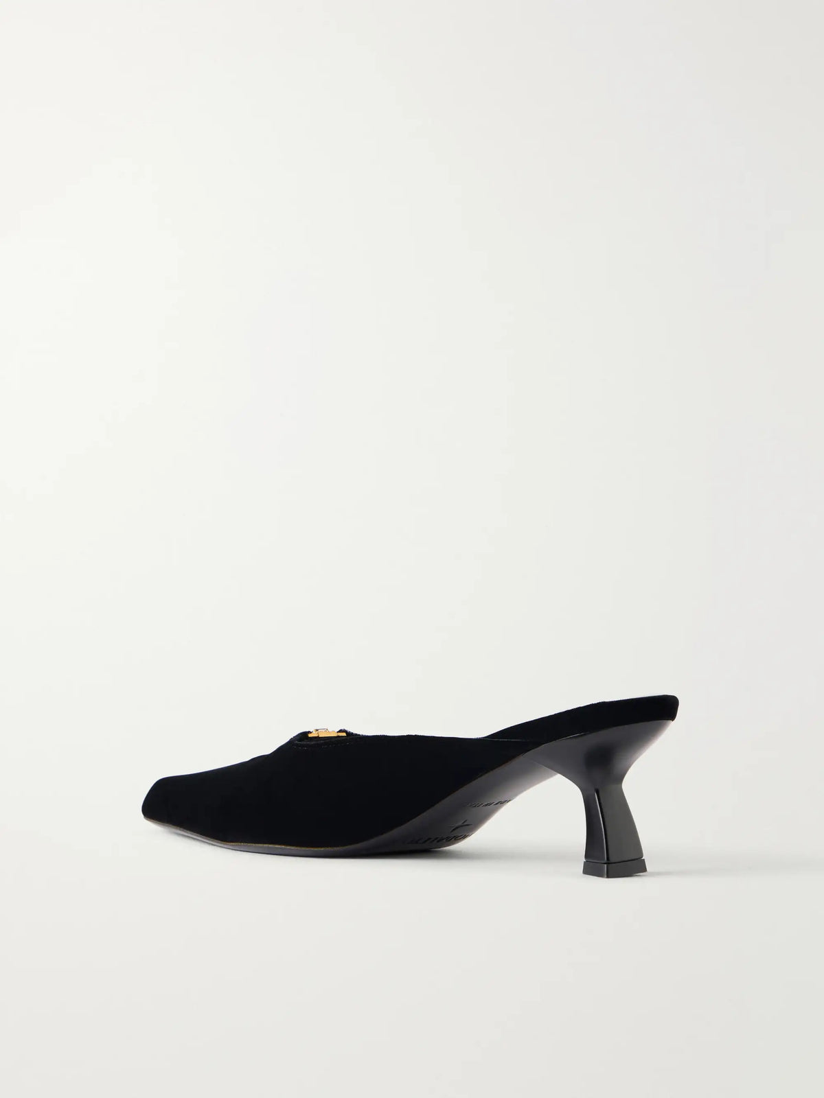 NODALETO Dona Ruby 50 Crystal-embellished Velvet Mules