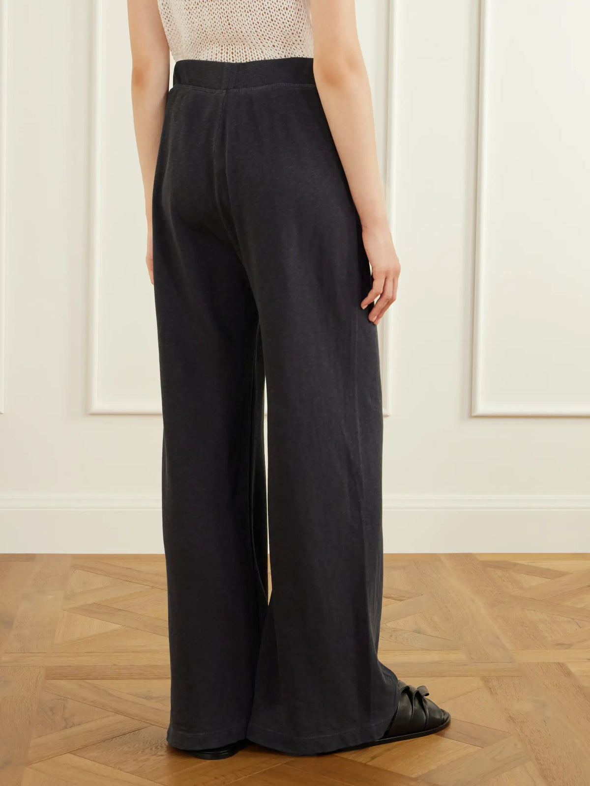 James Perse Cotton Wide-leg Track Pants