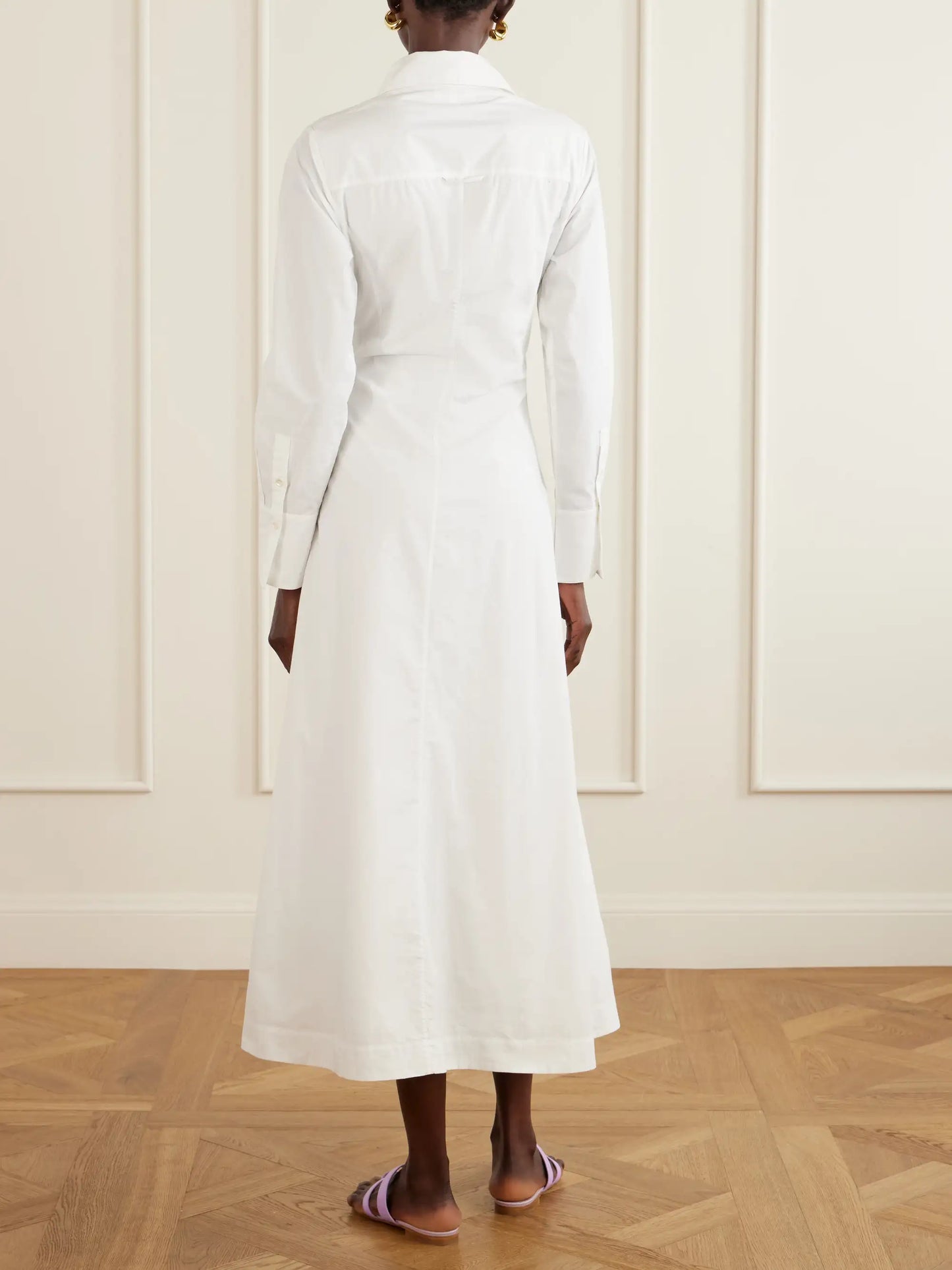 Groovy Cotton-poplin Maxi Dress