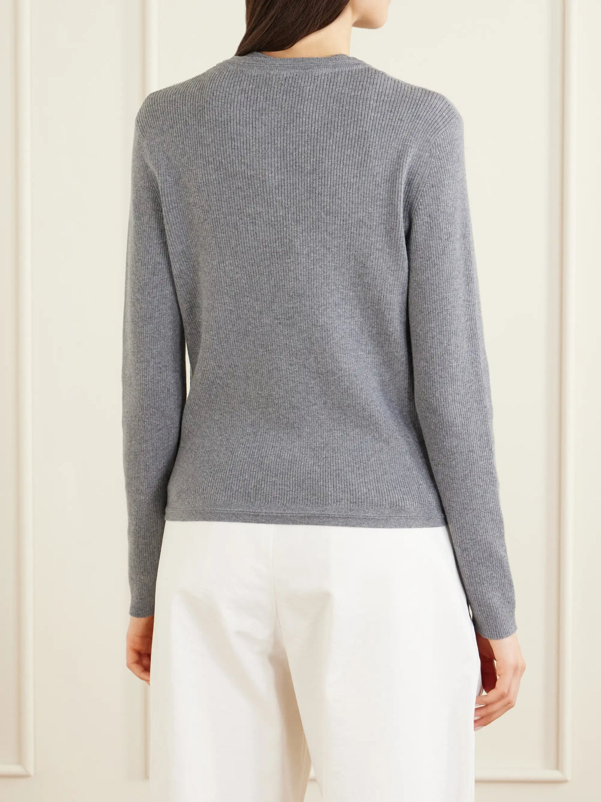 LISA YANG Abeena Ribbed Cotton And Cashmere-blend Cardigan