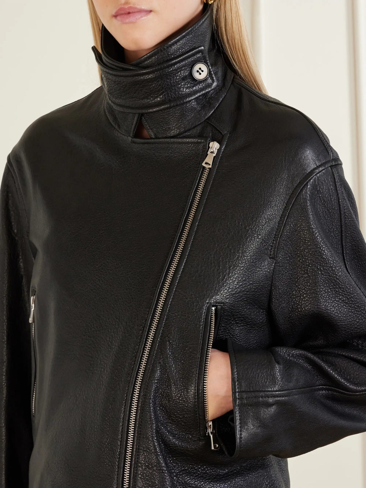 Varda Full-grain Leather Jacket
