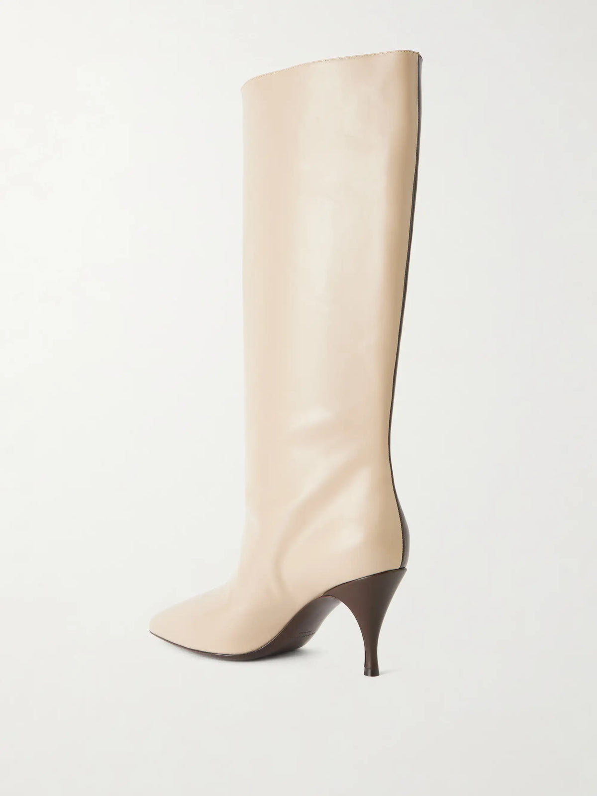 Two Faced 80 Color-block Leather Boots