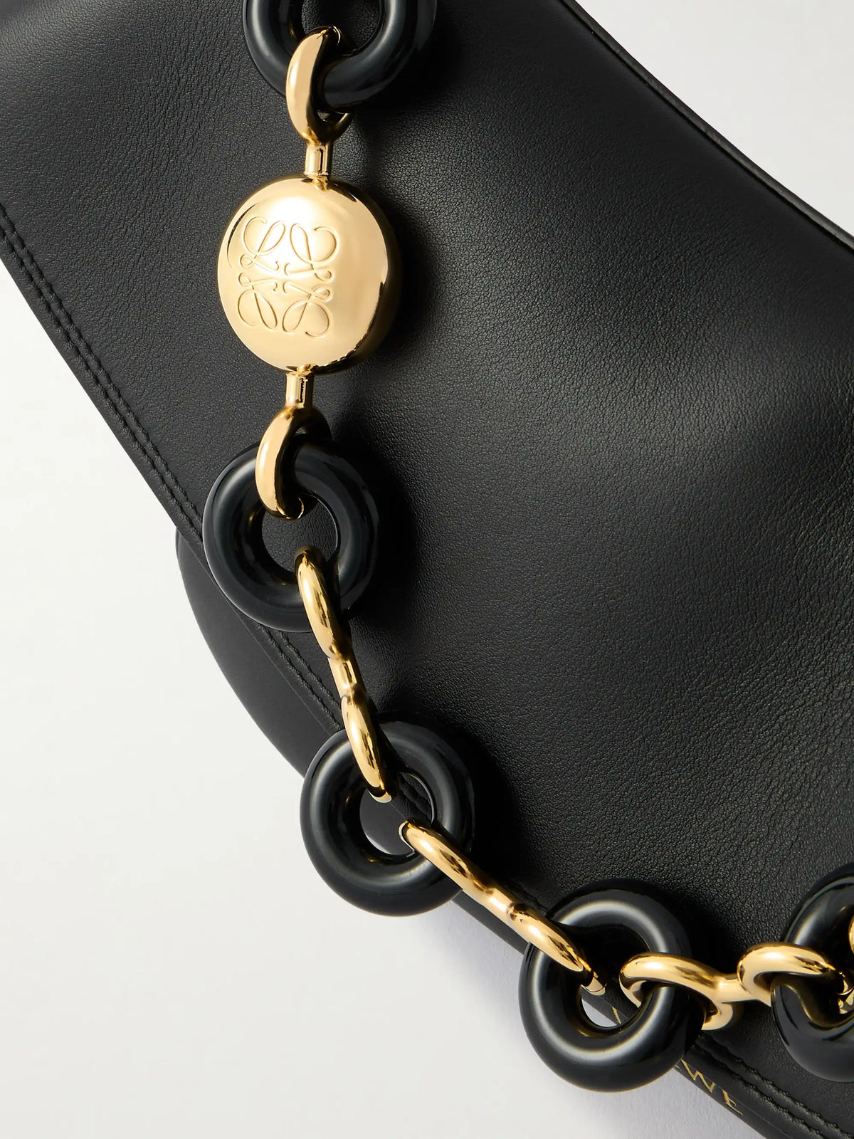 Ola Medium Embellished Leather Shoulder Bag