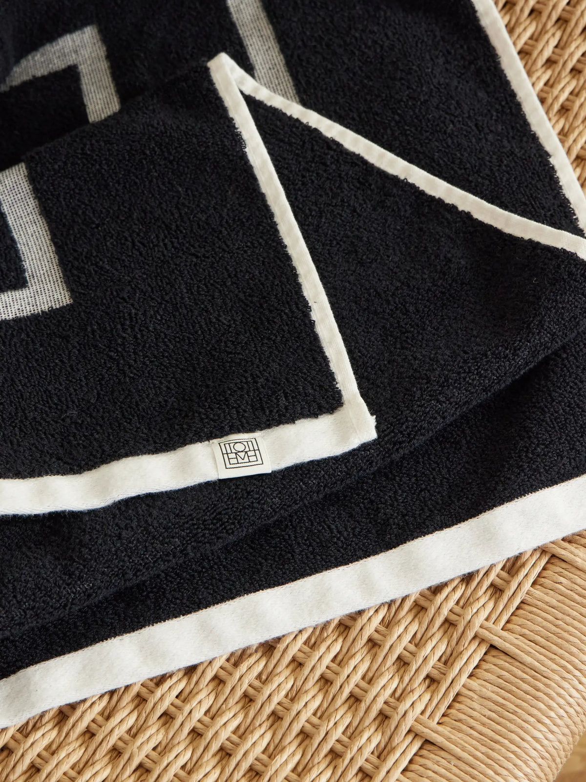 Monogram Jacquard Cotton-terry Beach Towel