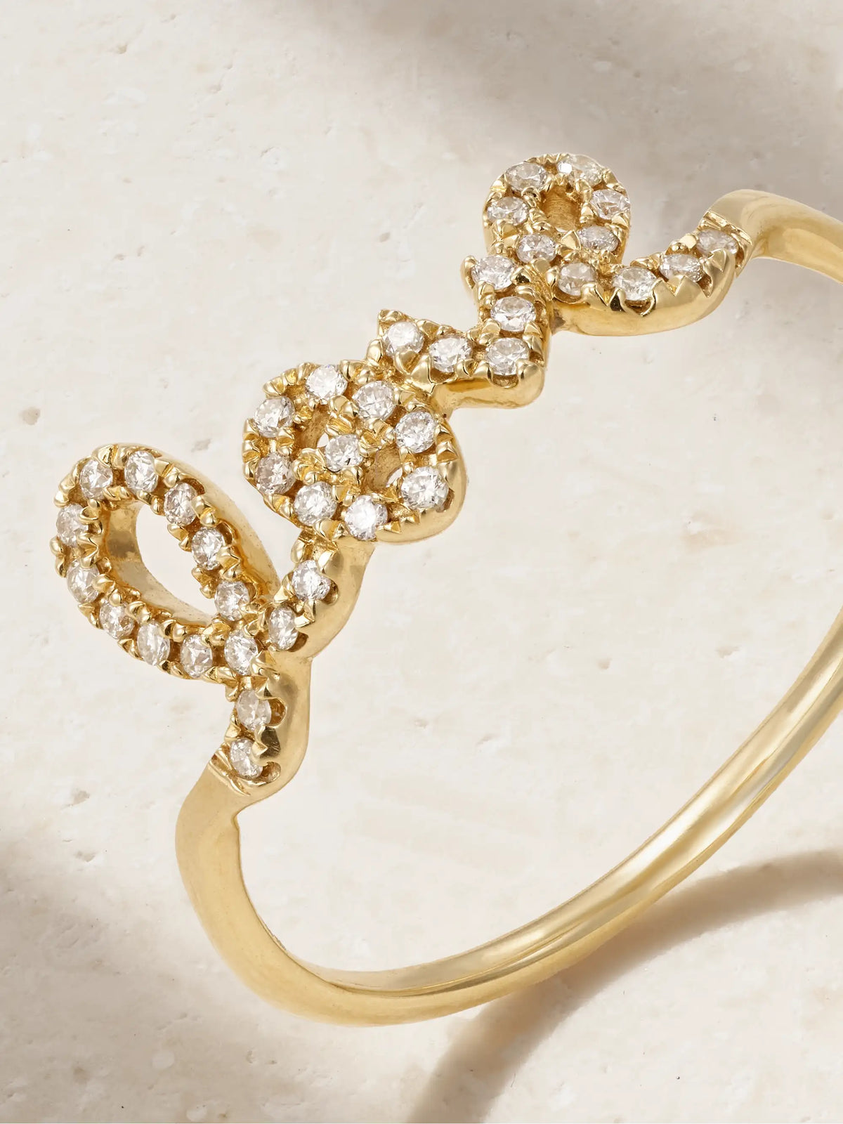 Love 14-karat Gold Diamond Ring