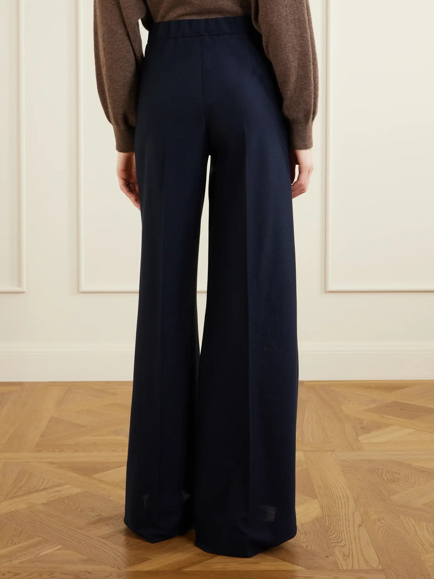 Mxmpinza Cotton-jersey Wide-leg Pants