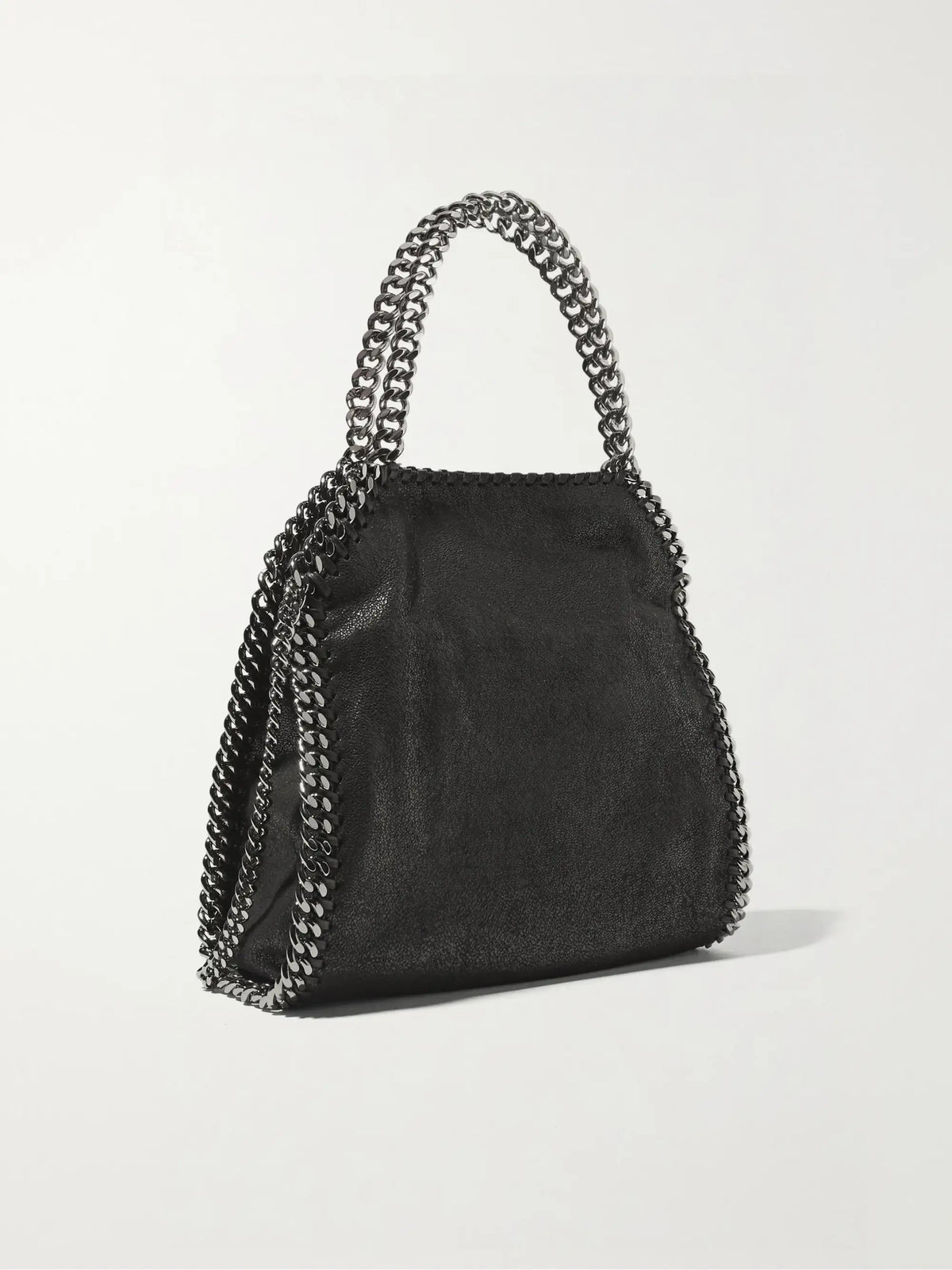 The Falabella Mini Vegetarian Brushed-leather Shoulder Bag