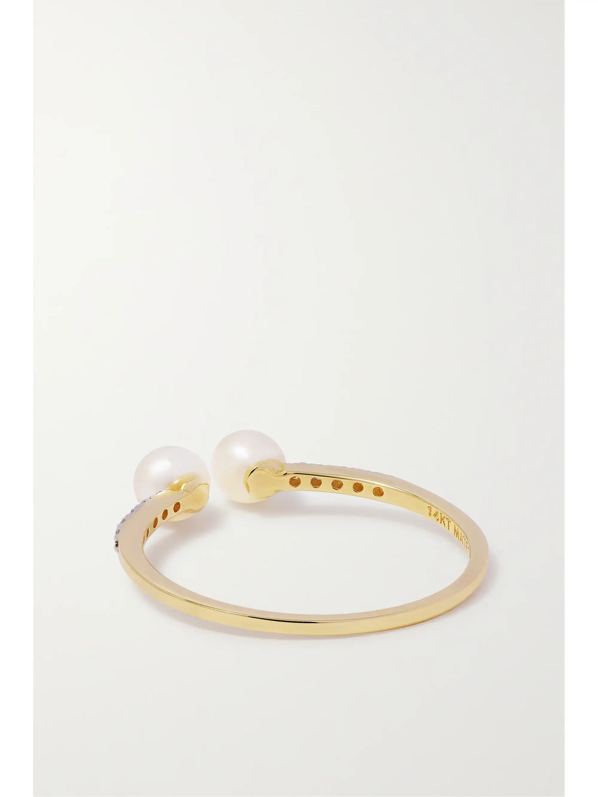 Mateo 14-karat Gold, Pearl And Diamond Ring