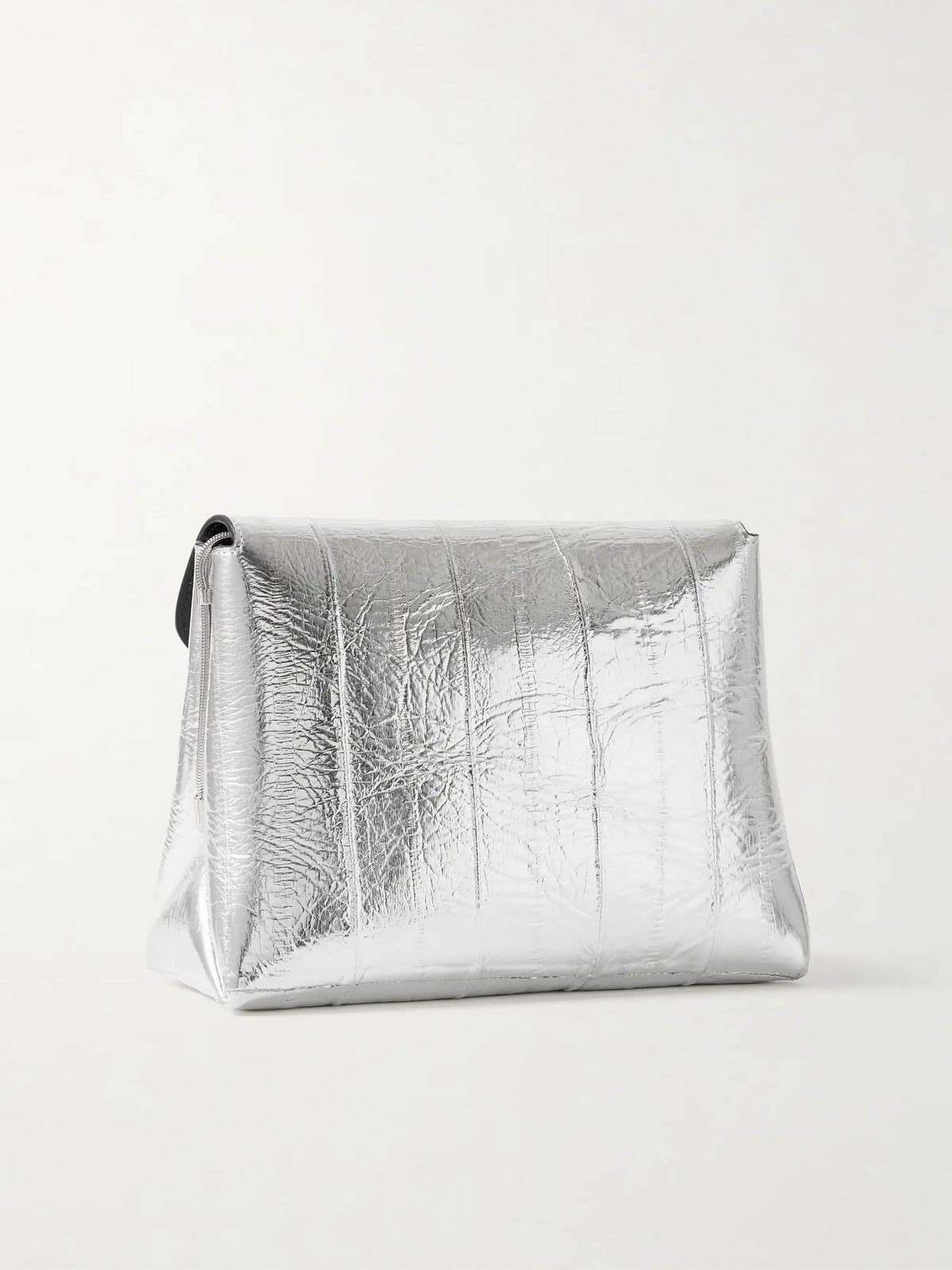 Bobbi Metallic Eel Shoulder Bag