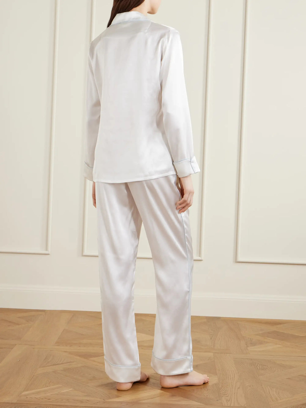 Coco Silk-satin Pajama Set