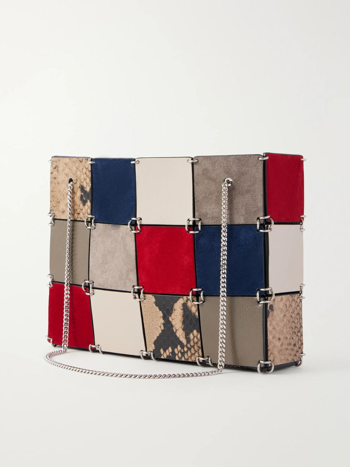 Emma Color-block Leather Mini Bag