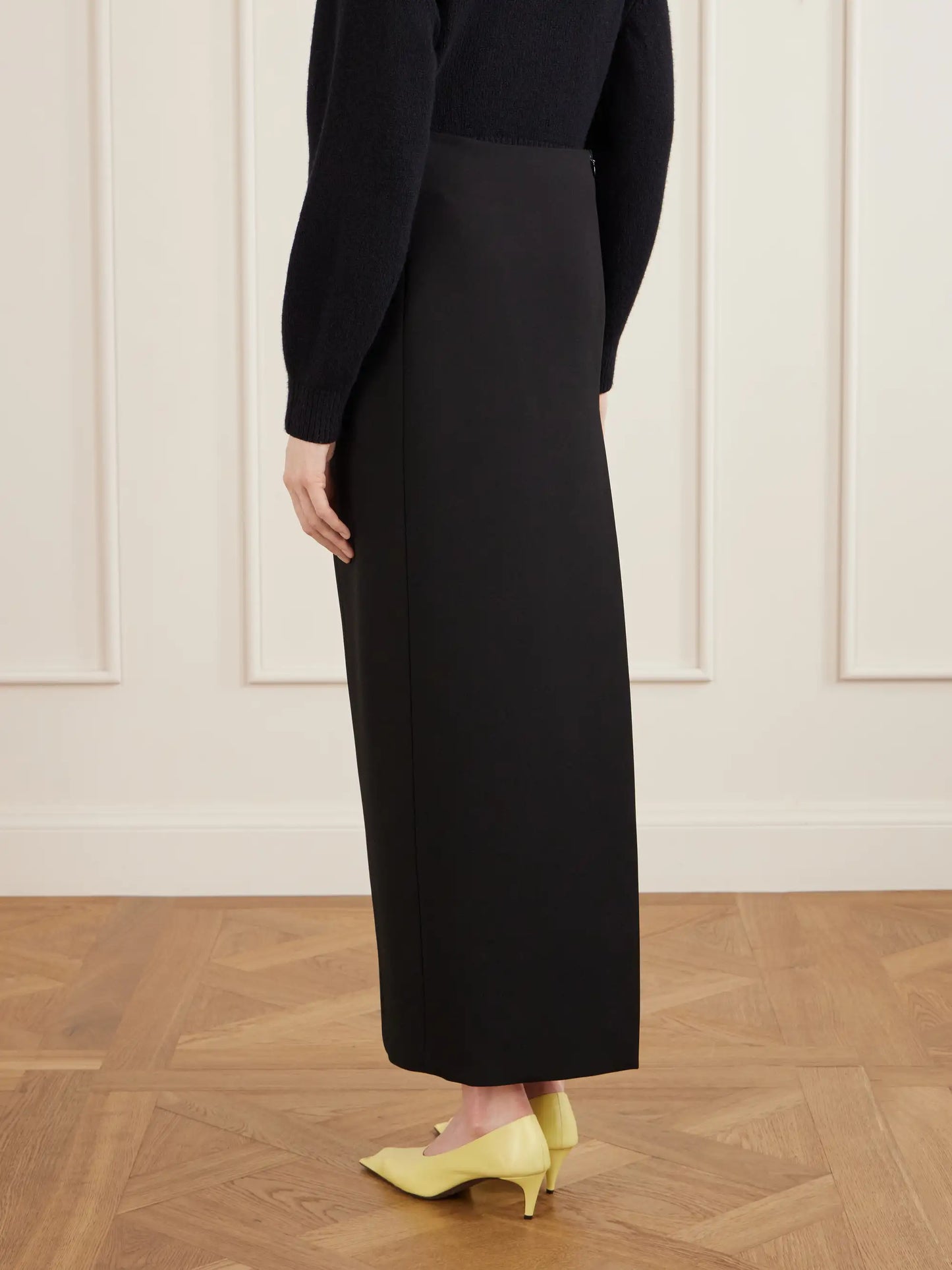 Lyle Crepe Midi Skirt