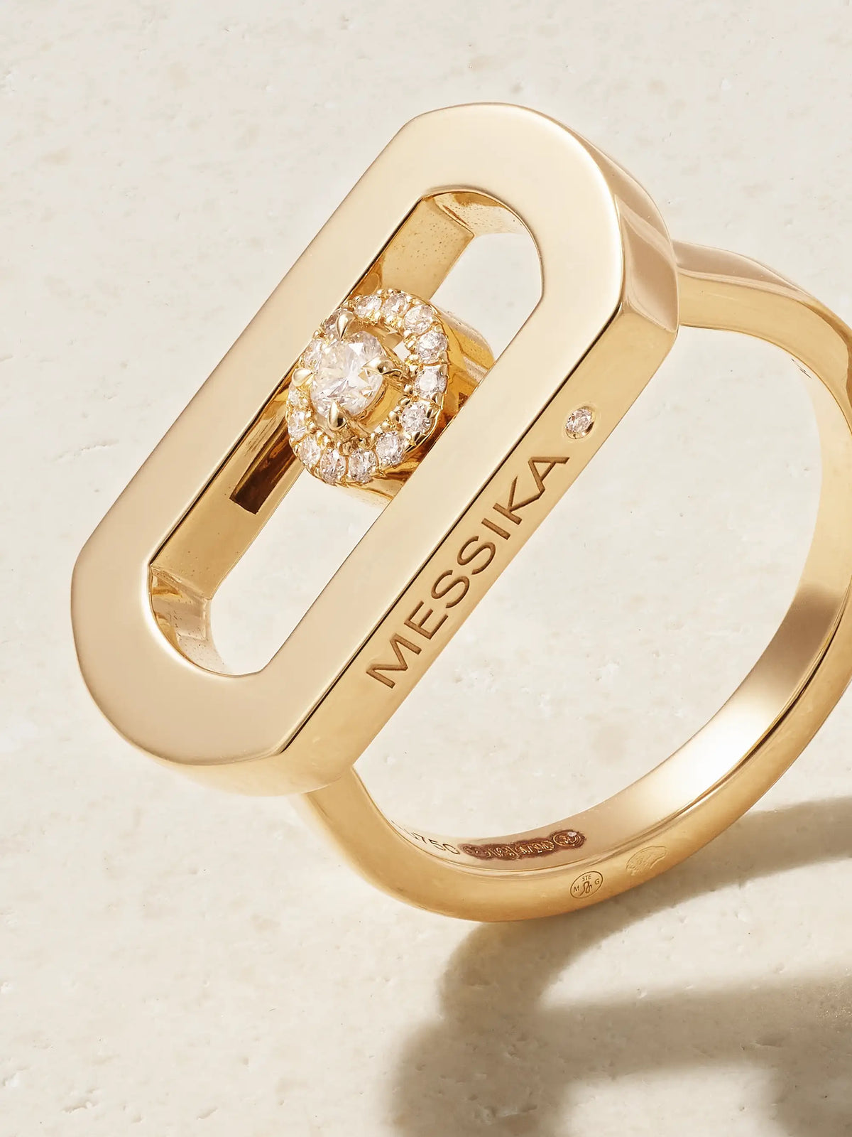 So Move 18-karat Gold Diamond Ring