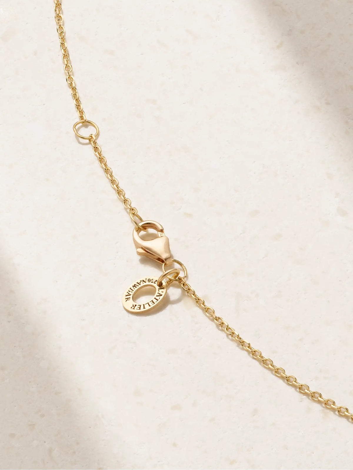 Psychedeliah Small 18-karat Gold, Diamond And Mother-of-pearl Necklace