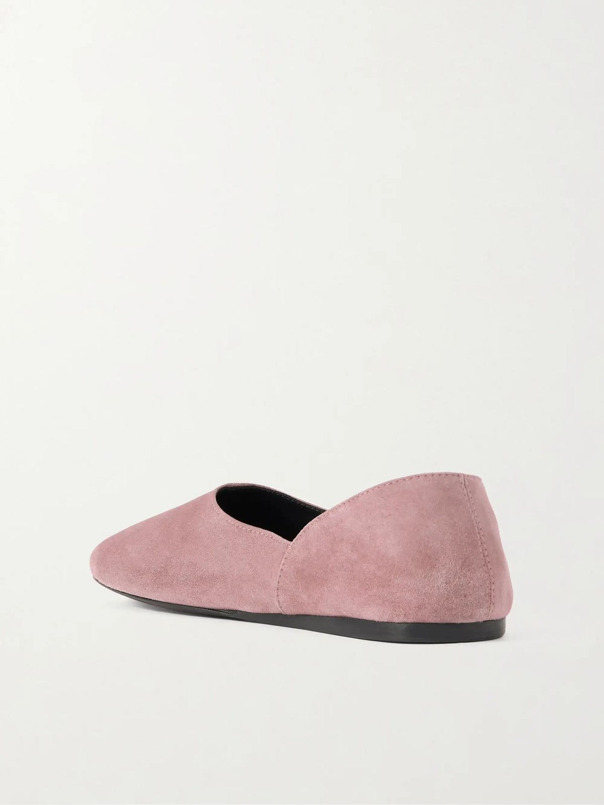 Jane Paneled Suede Flats