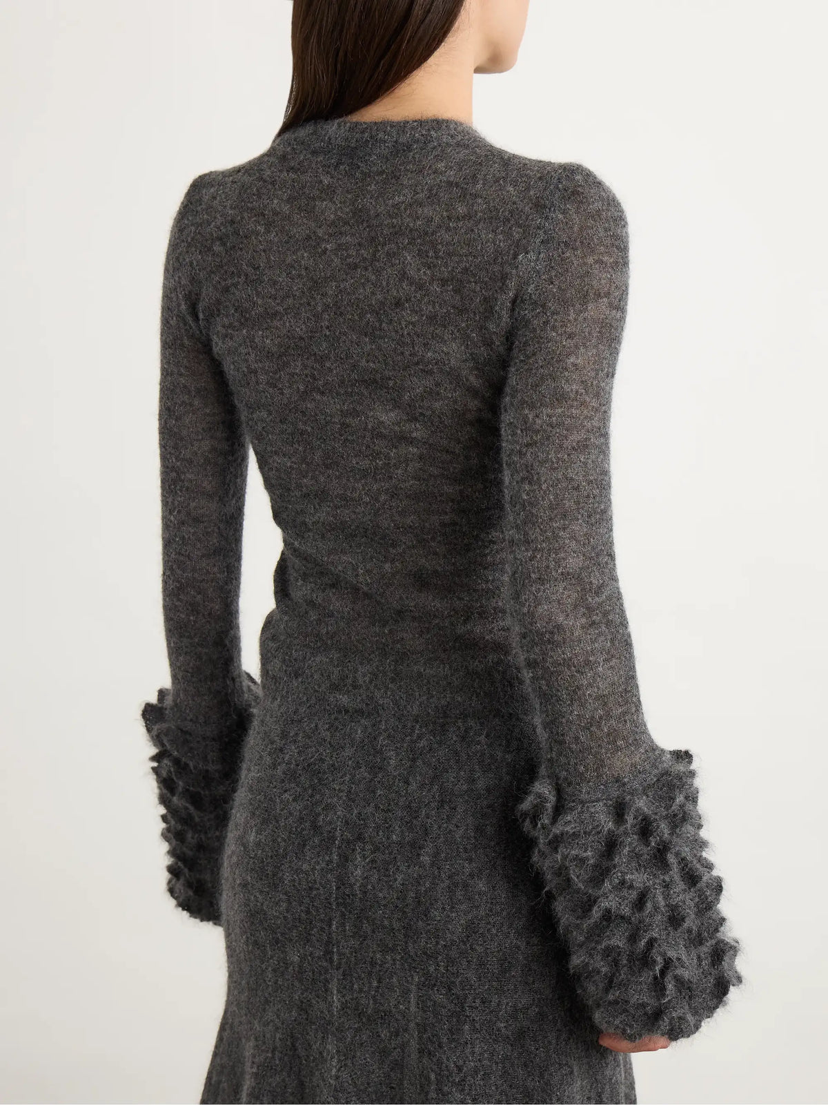 Ruched Mohair-blend Sweater