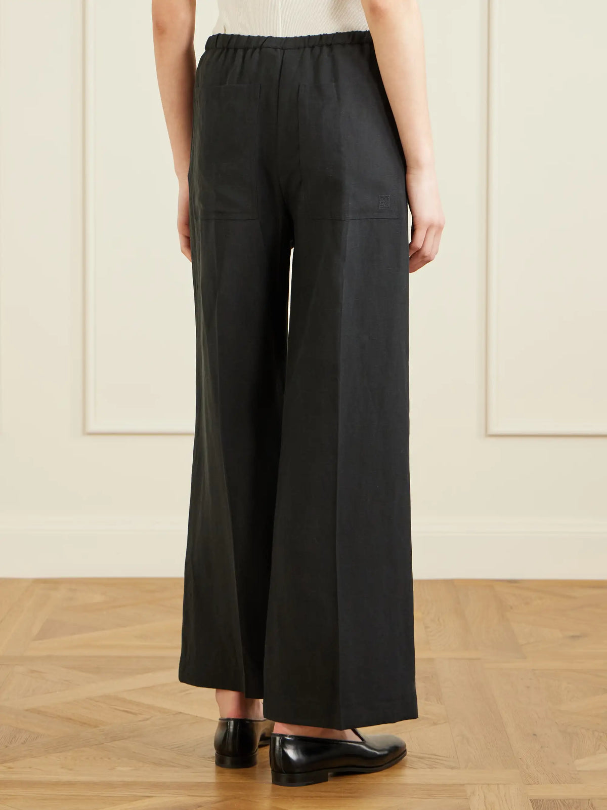 Linen Wide-leg Pants