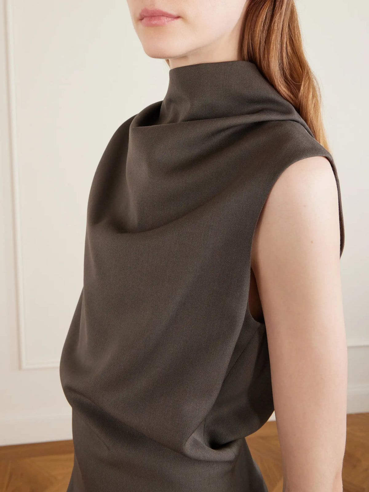 KHAITE Astor Wool Mini Dress
