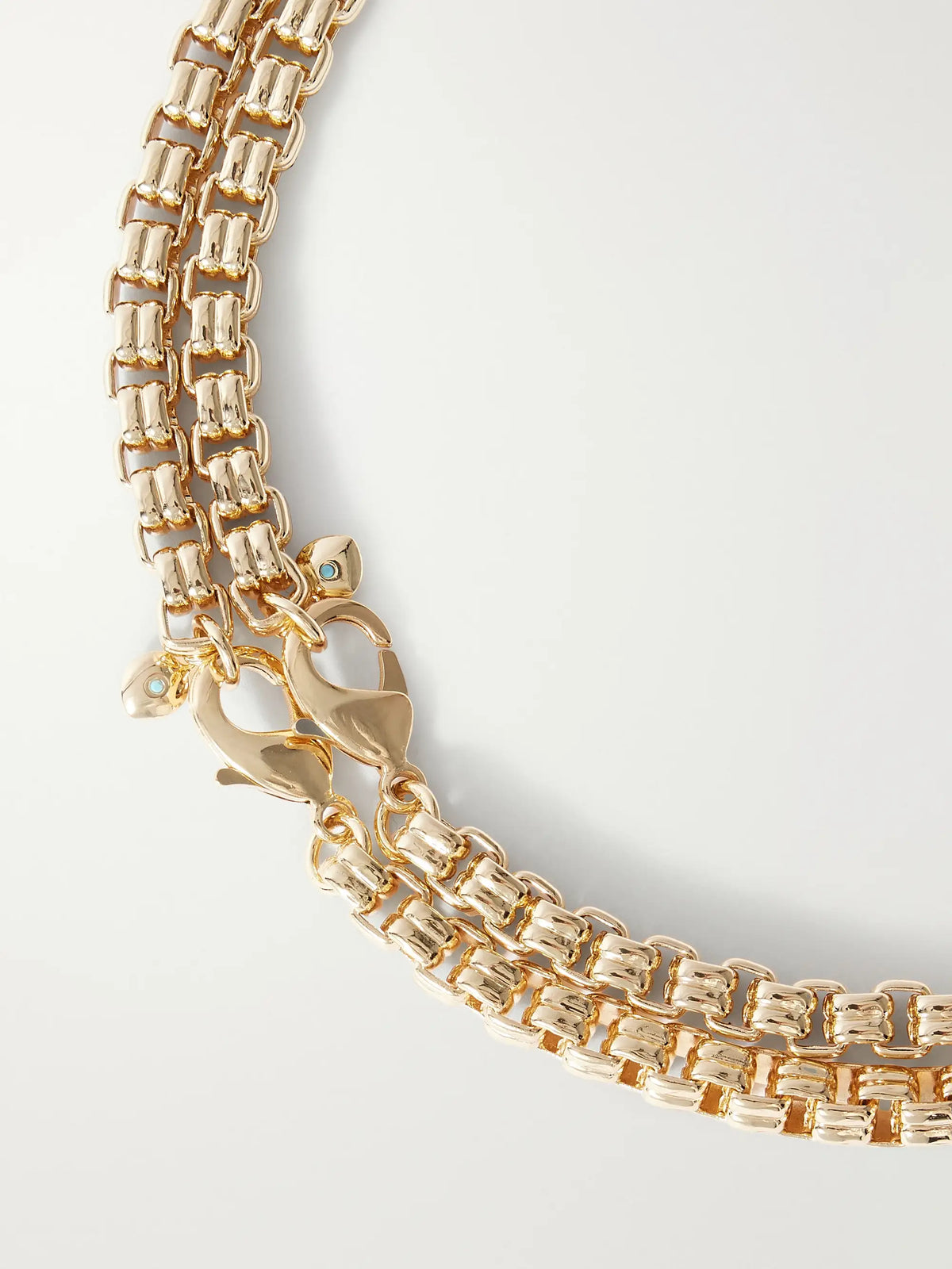 Roxanne Assoulin The Nesting Rope Duo Gold-tone Chain Necklace