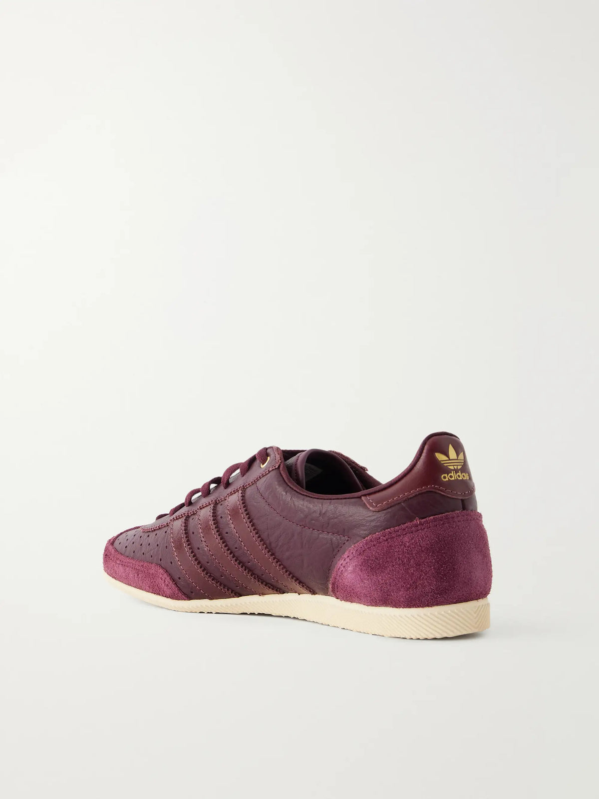 adidas Originals Japan W Suede-trimmed Textured-leather Sneakers