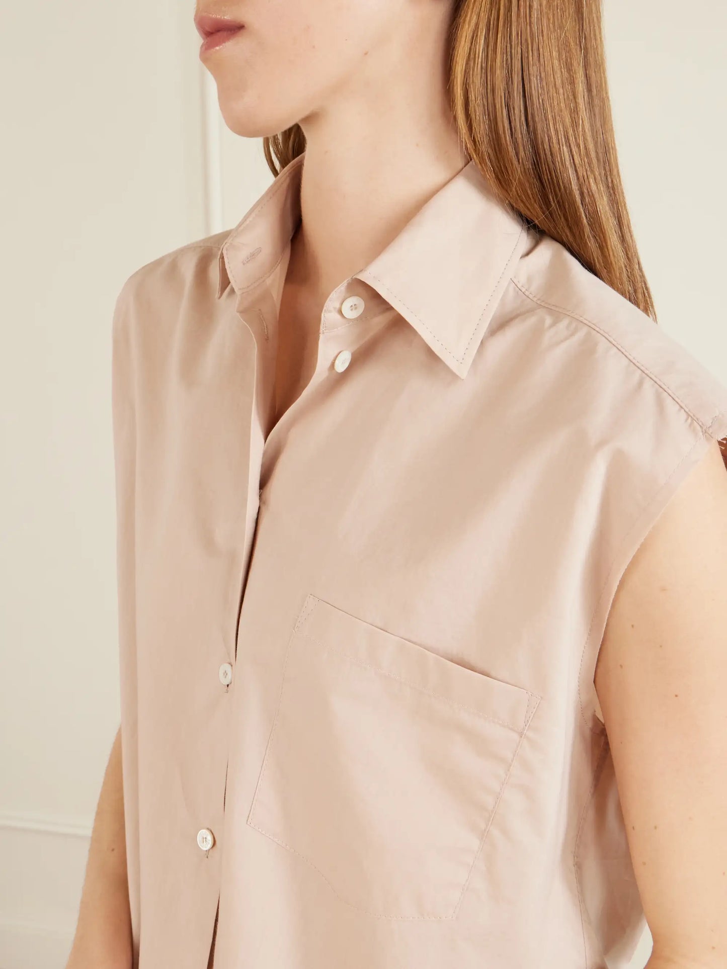 Cotton And Silk Blend Blouse