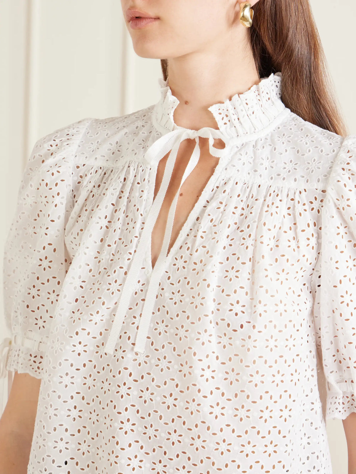 Ulla Johnson Alouette Cotton-blend Broderie Anglaise Shirt