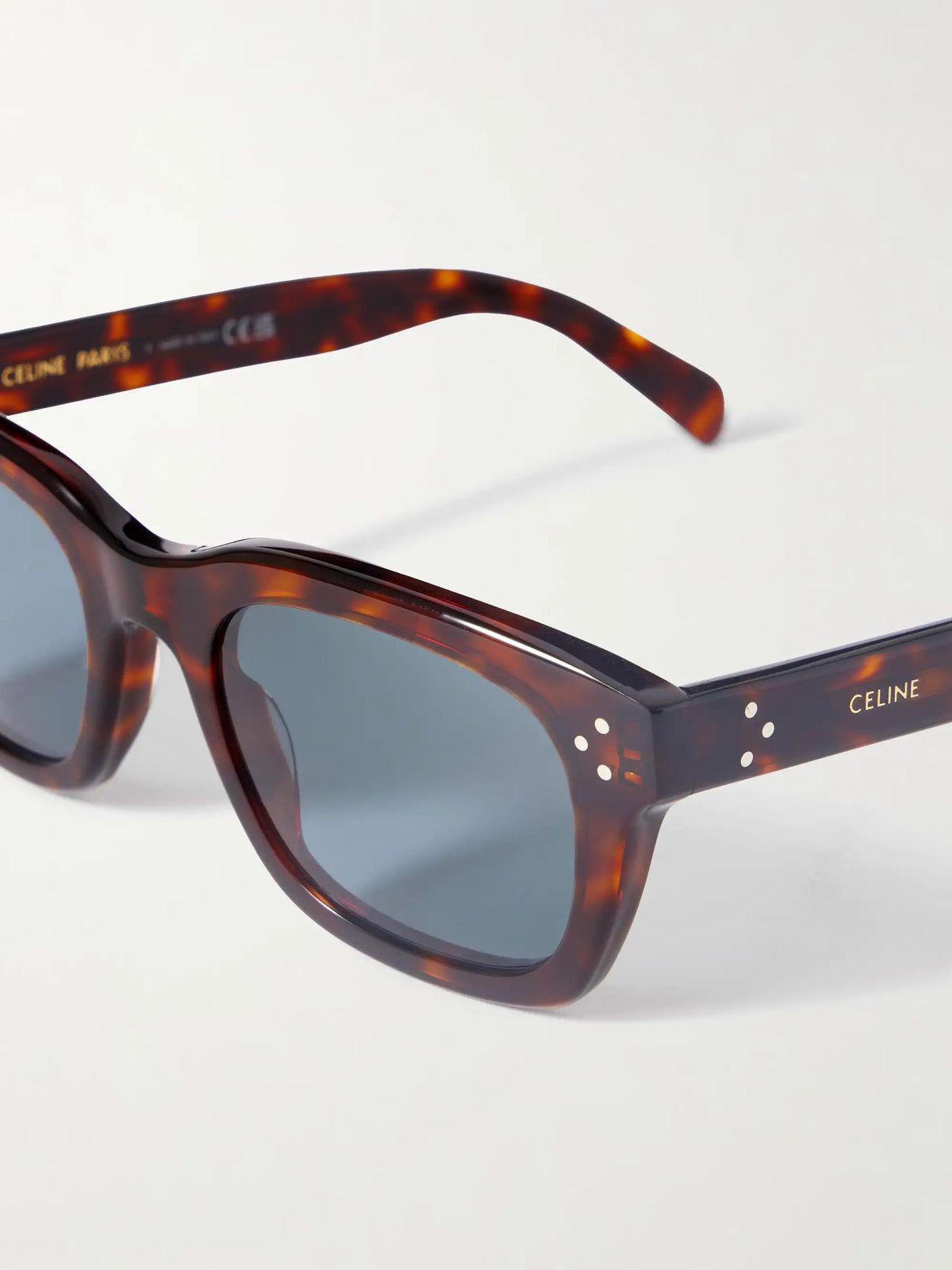CELINE Eyewear D-frame Tortoiseshell Acetate Sunglasses