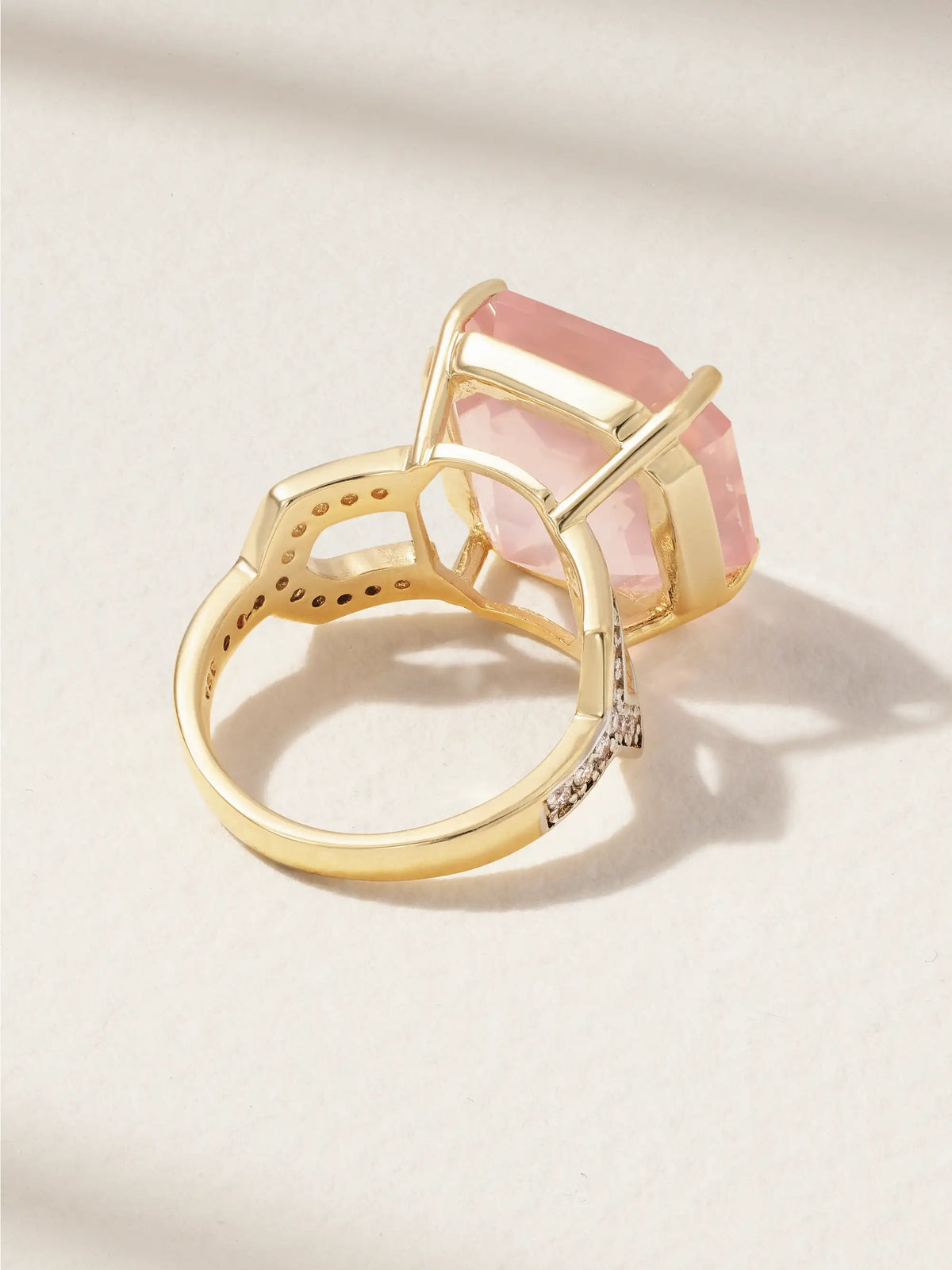 14-karat Gold Topaz And Diamond Ring