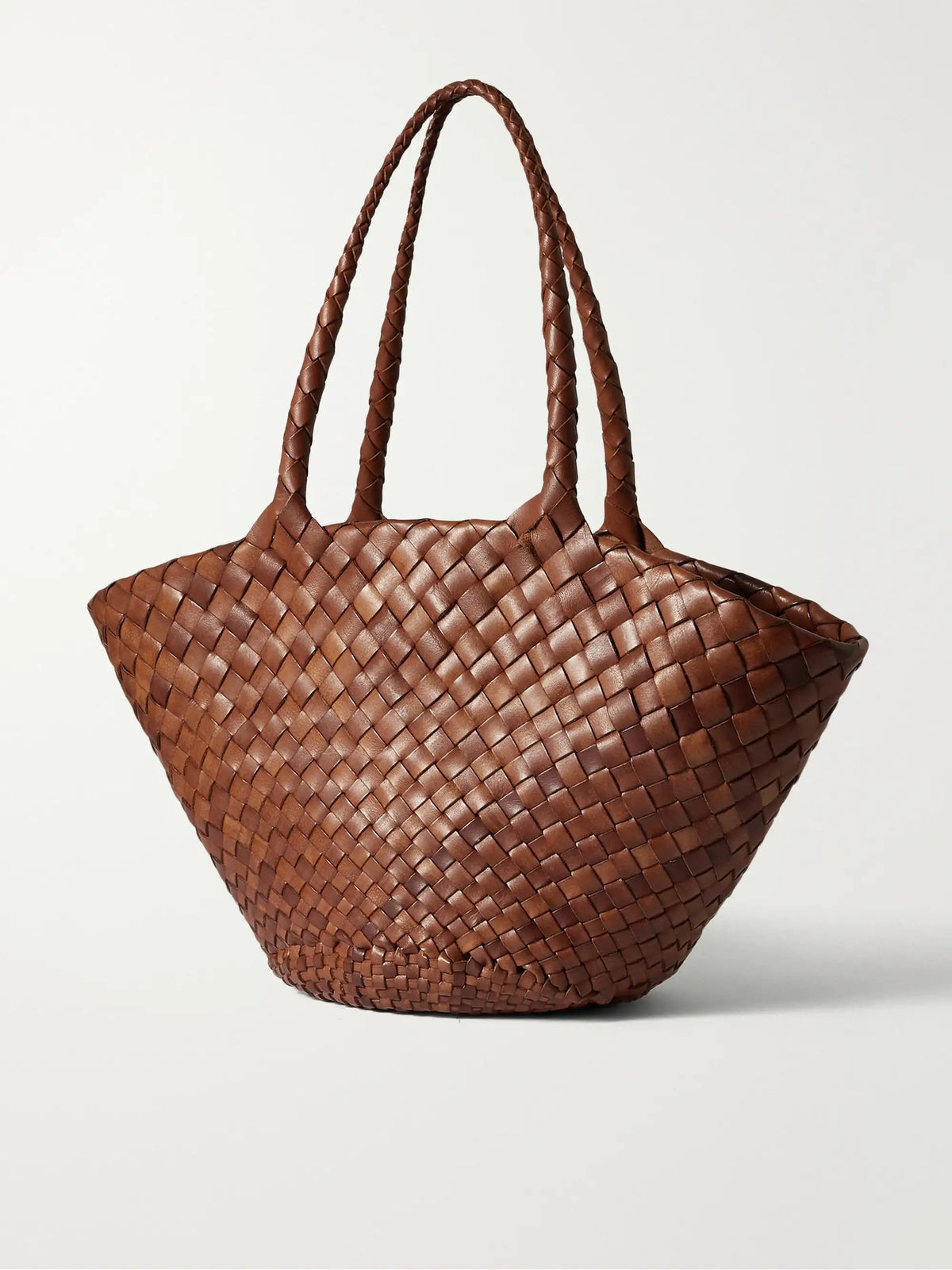 Egola Woven Leather Tote