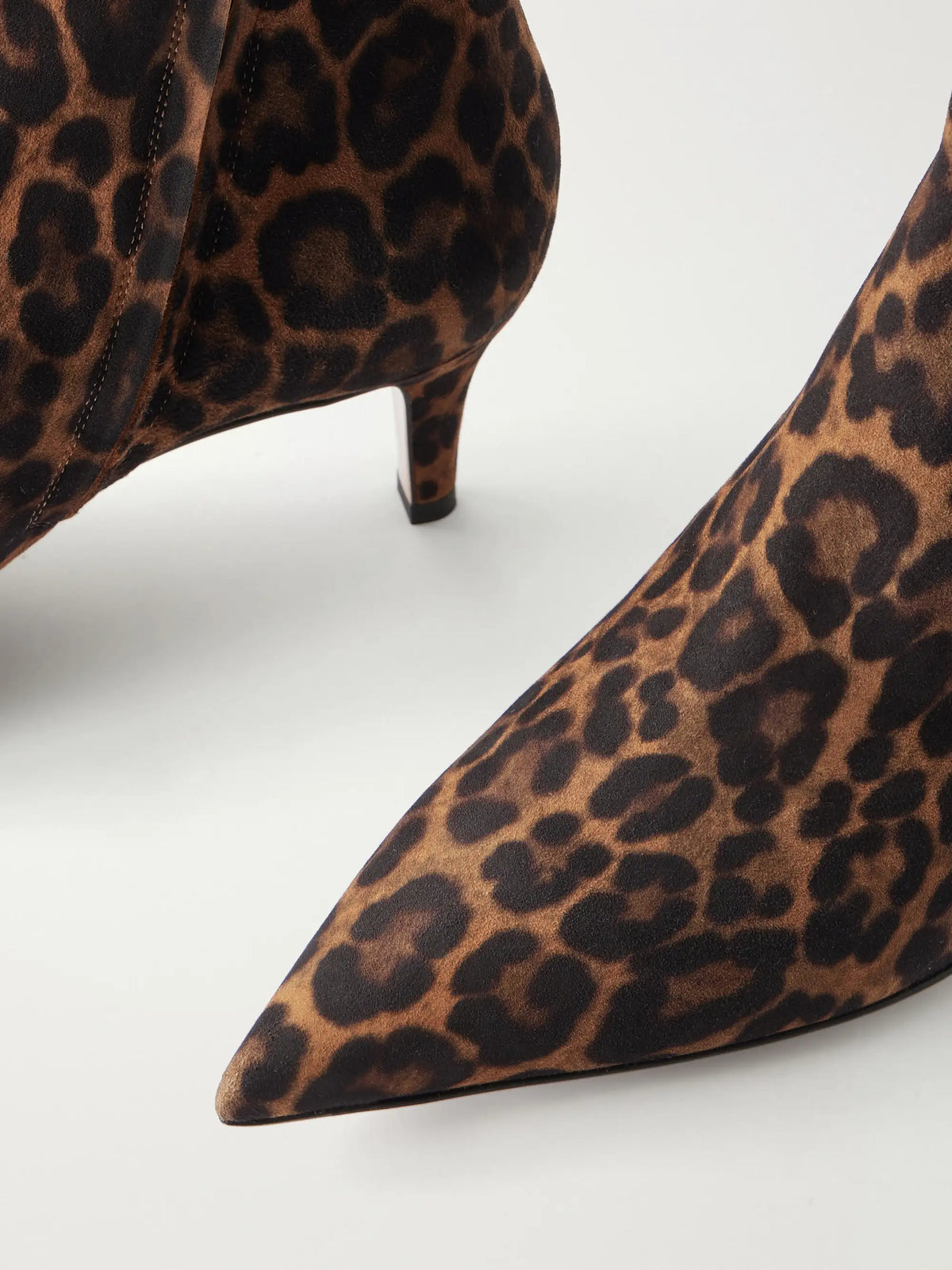 Levy 55 Leopard-print Suede Ankle Boots