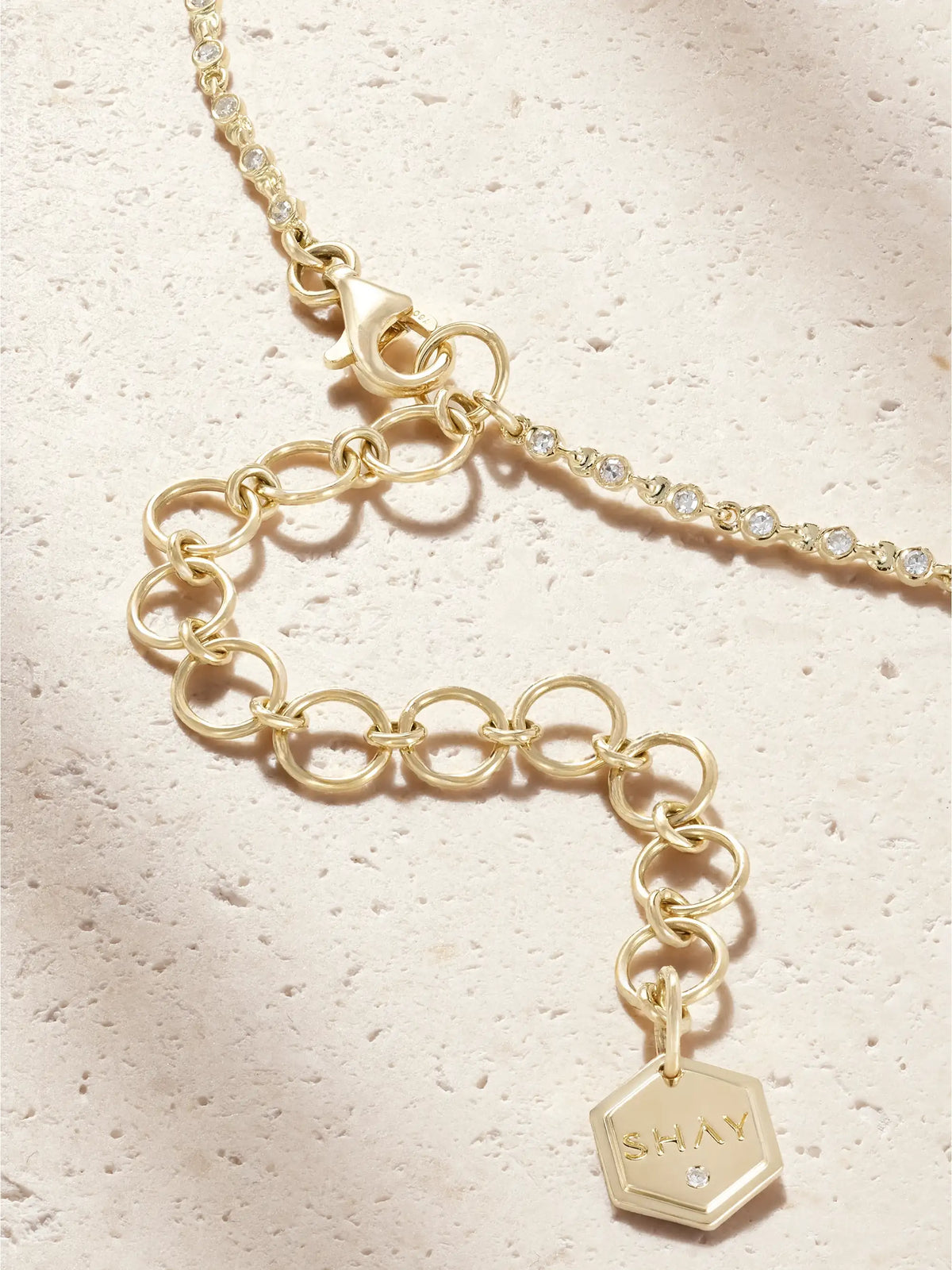 SHAY Infinity 18-karat Gold And Diamond Necklace