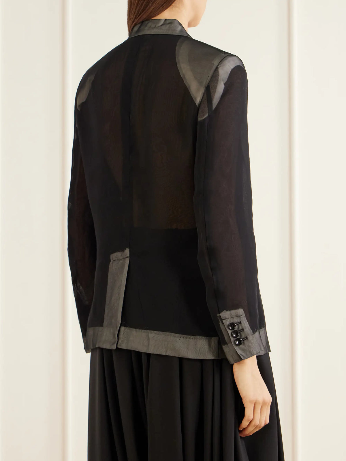 Comme des Garçons Sheer Georgette Blazer